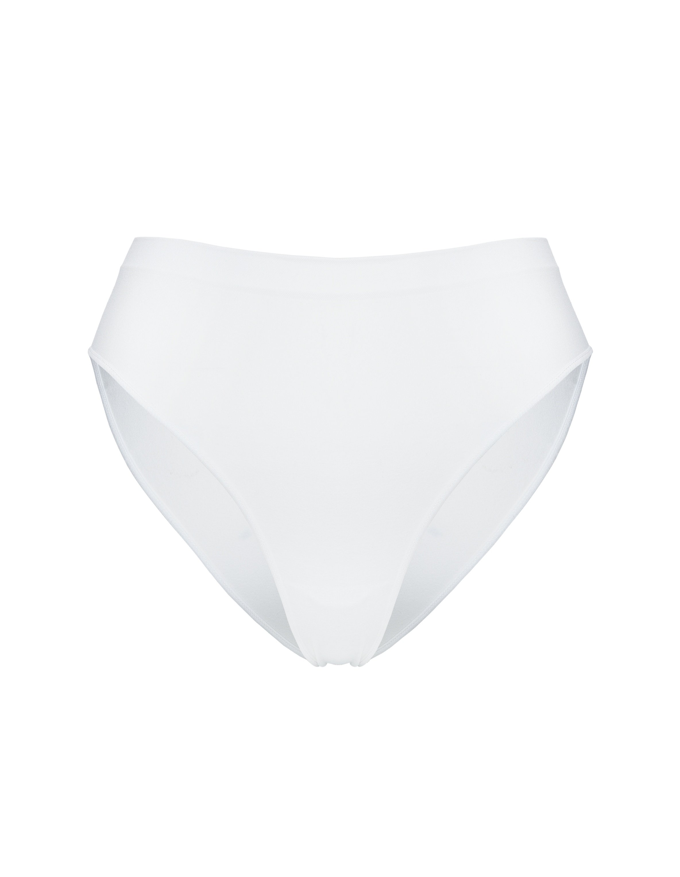LESLI Seamless High-Coverage Briefs - cream