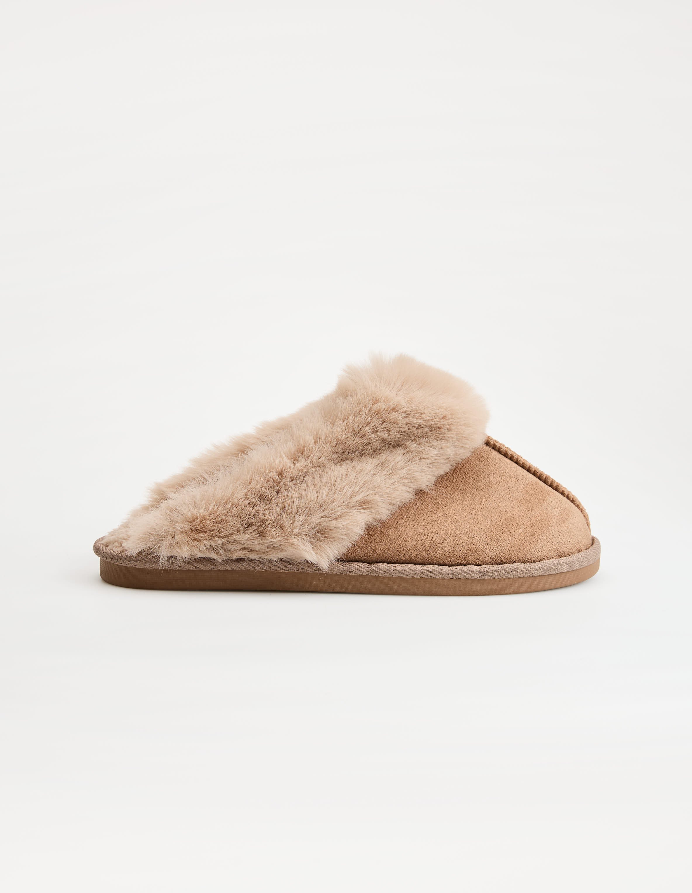 MAVEN Slip-On Slippers with Fur - Multi