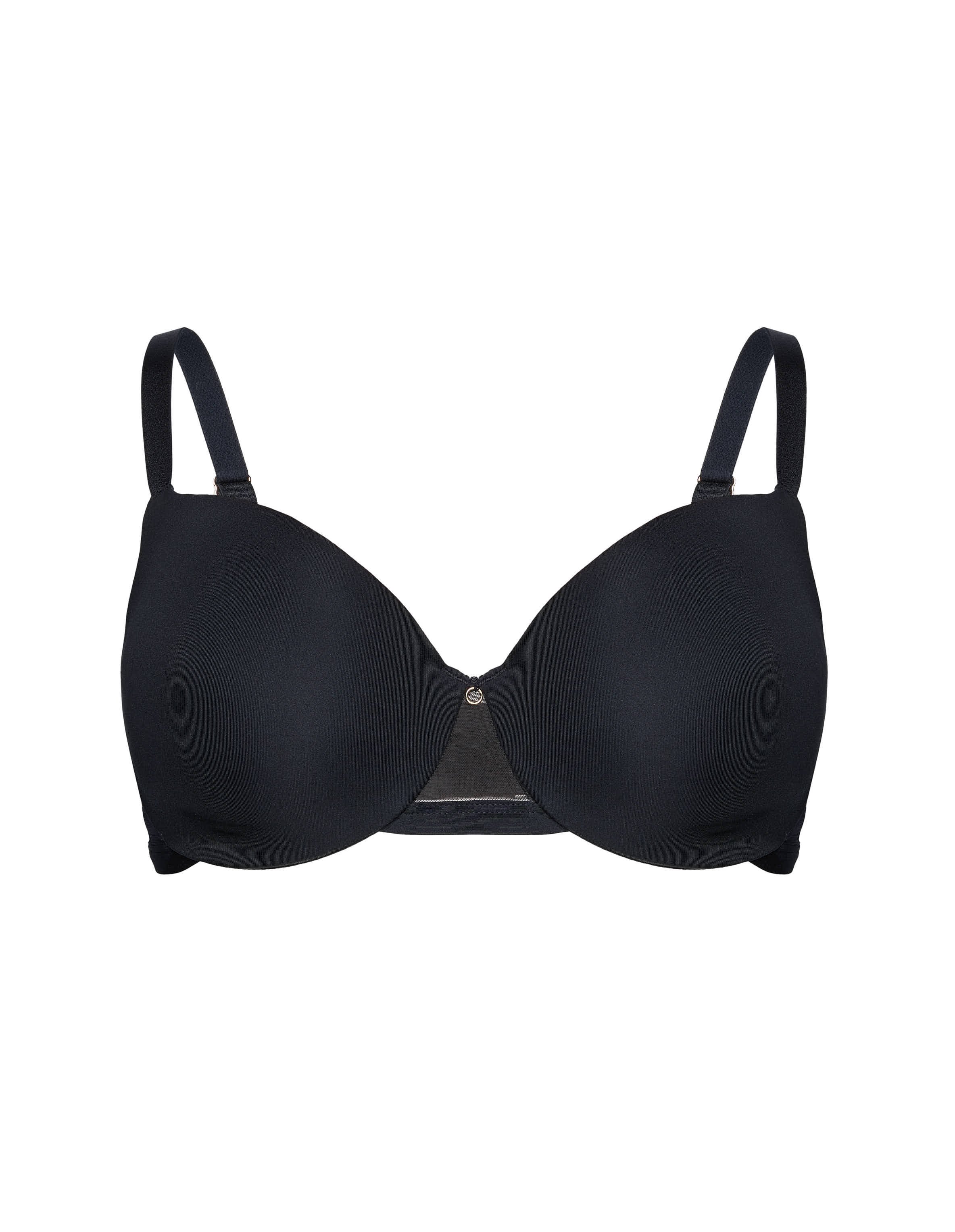 Padded Bra MILKYWAY for Large Bust - Black