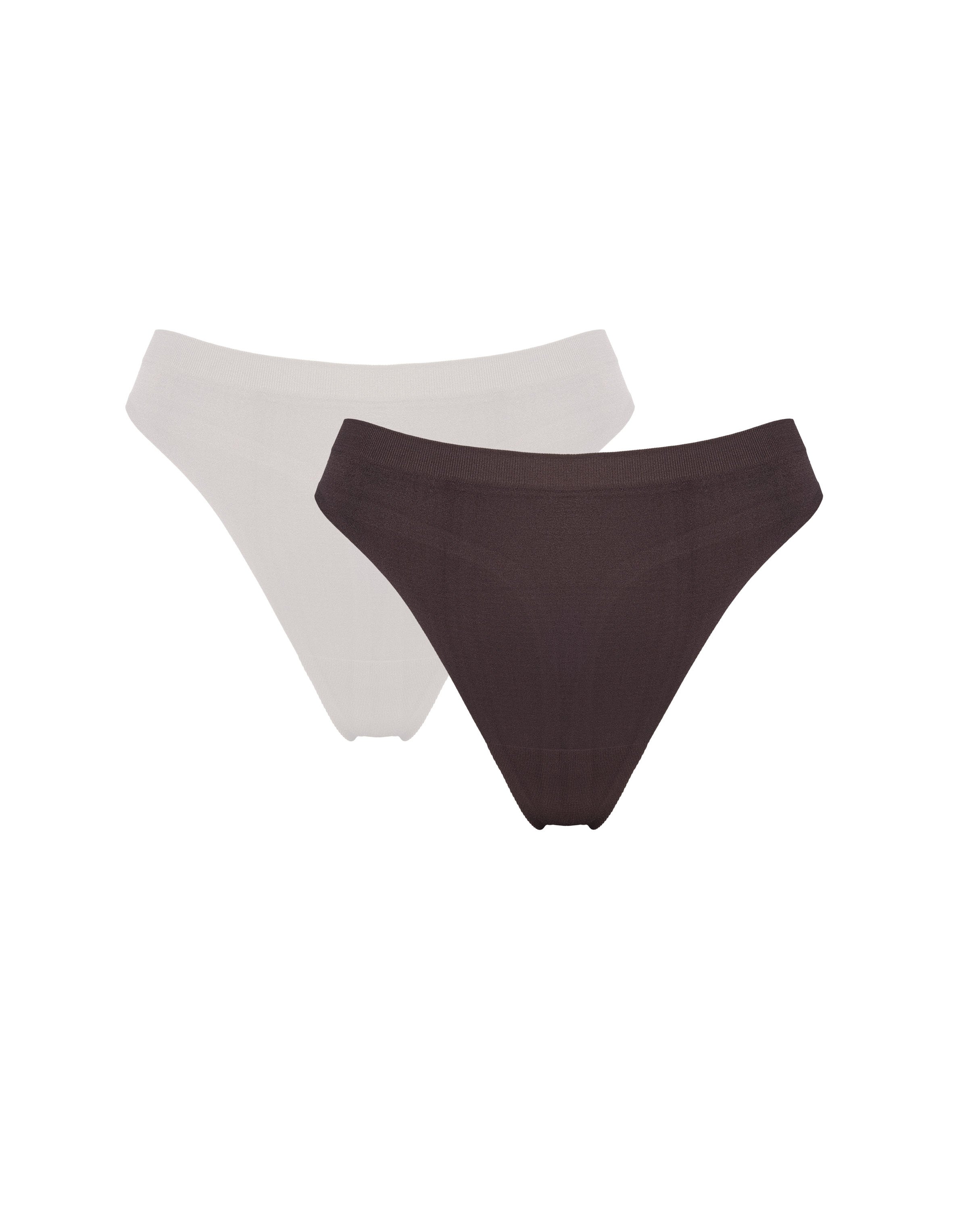 Two-Pack Precious Thongs with Logo - Multi