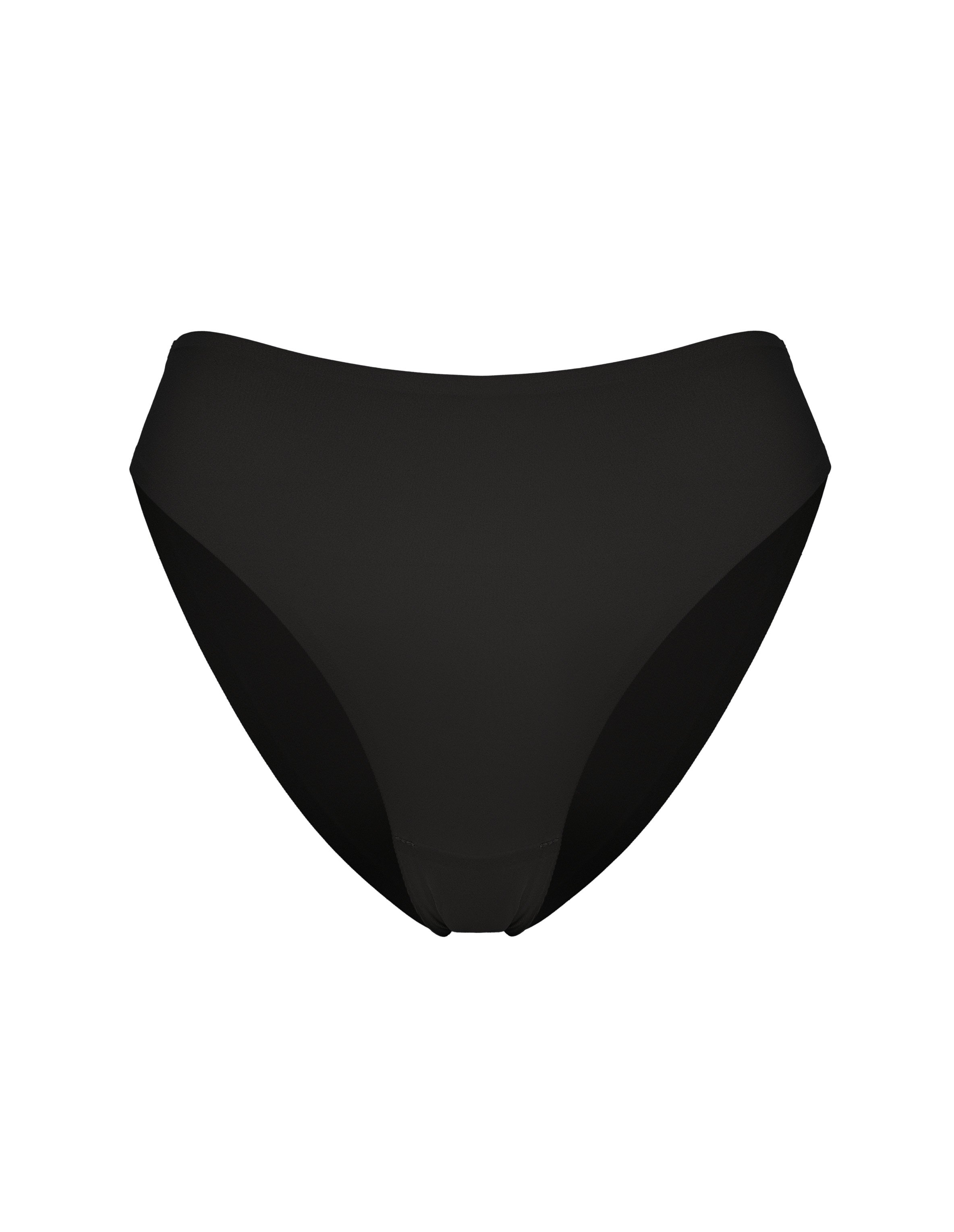 Serene Black Panties Invisible Under Clothing - Black