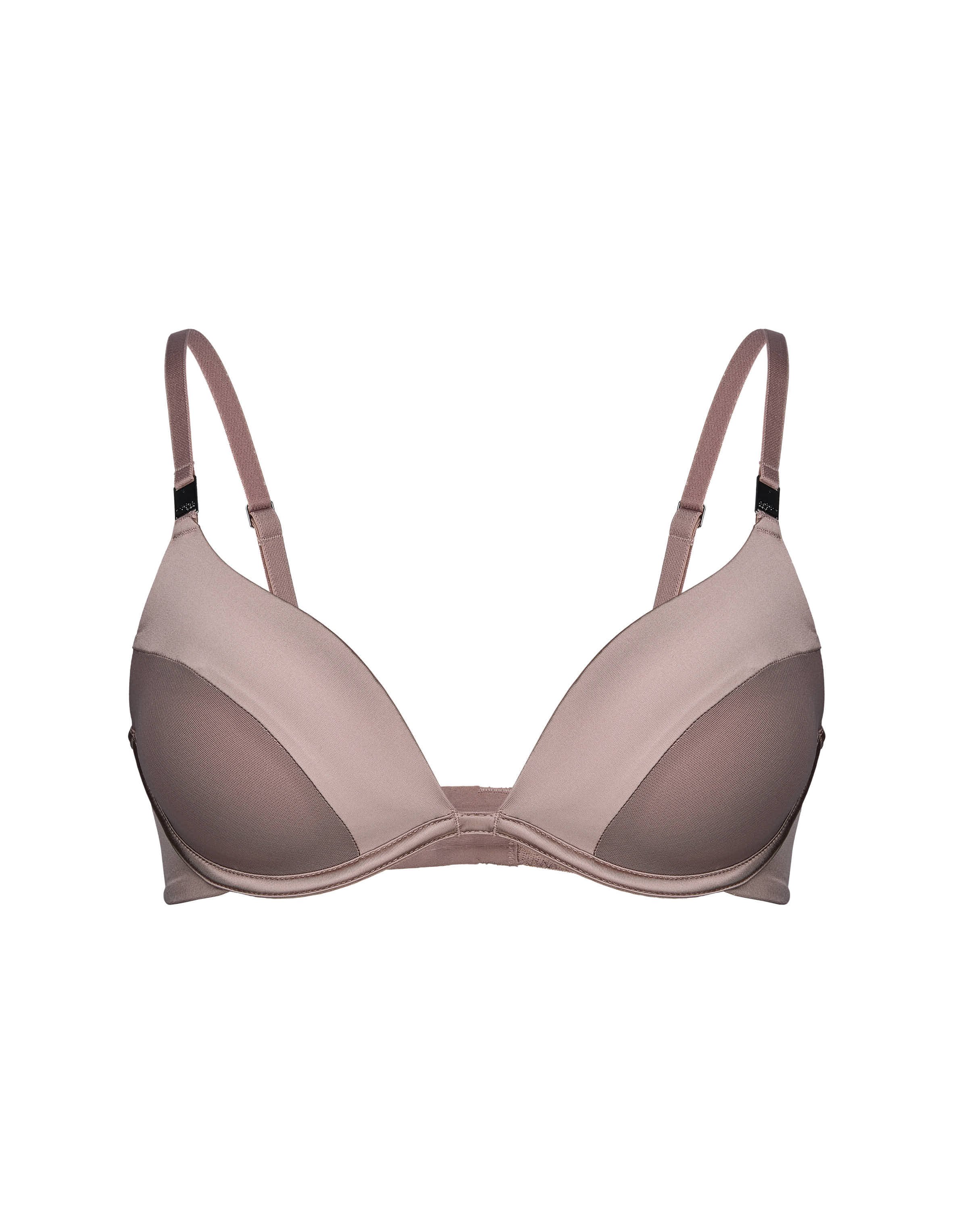 Push-Up Bra SEDUCE Burgundy for Deep Neckline
