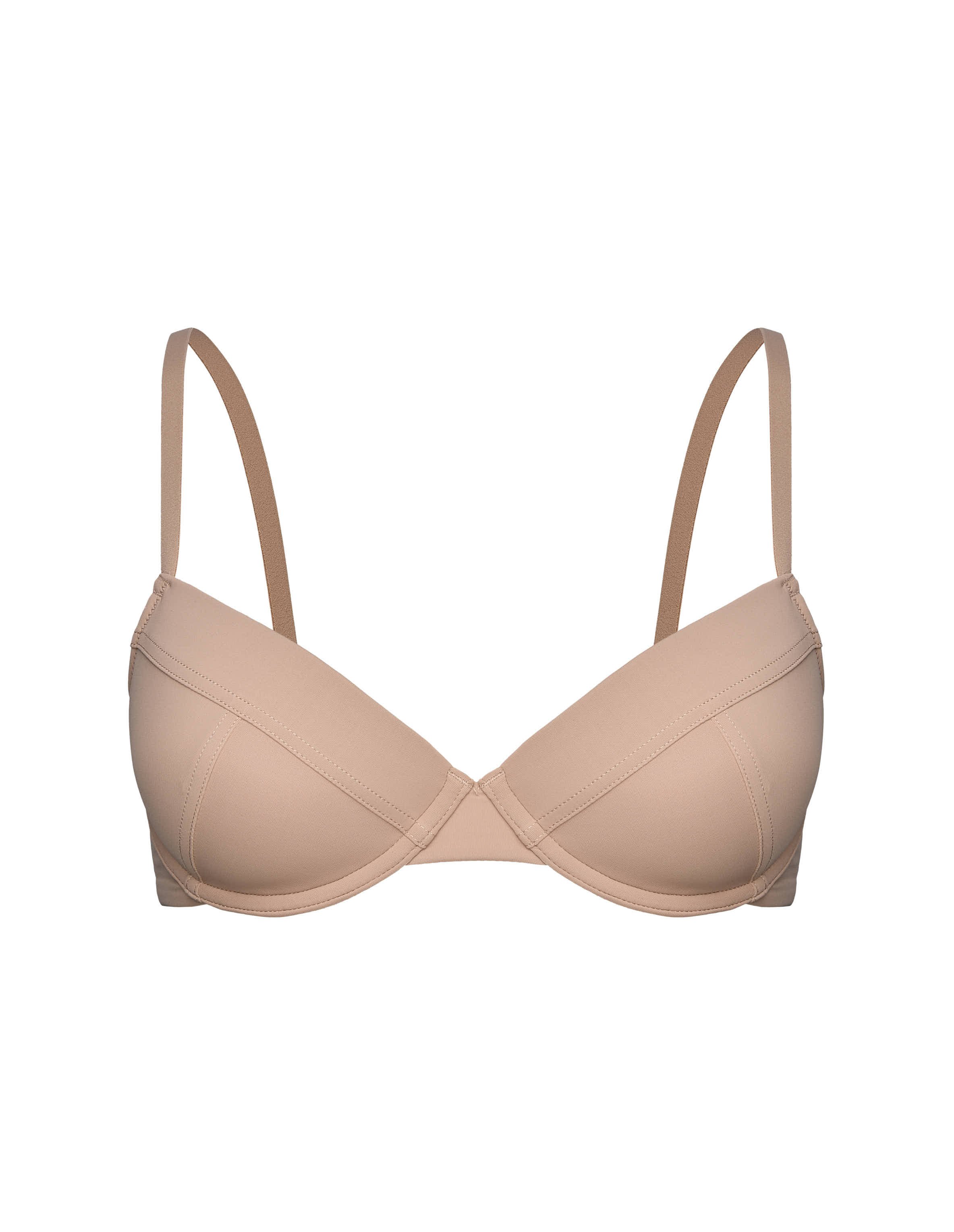 Push-Up Bra SLAY Beige with Removable Pads