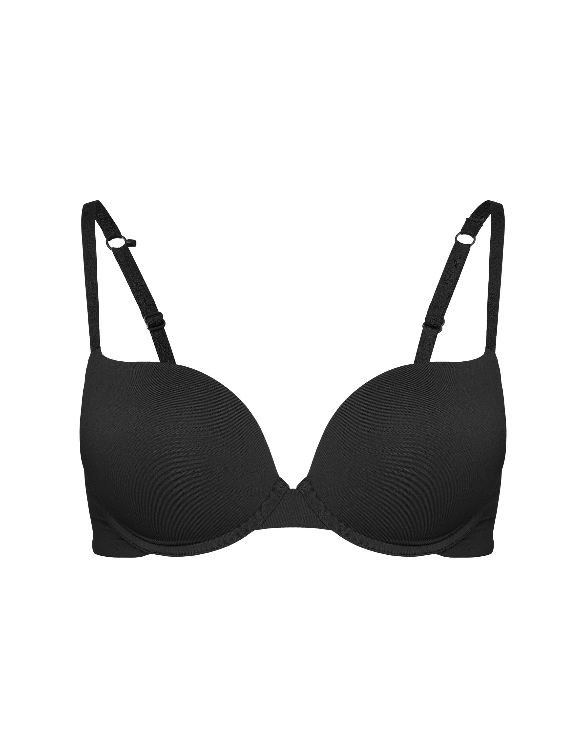 Super Push-Up Bra NUDE Black Maximizer