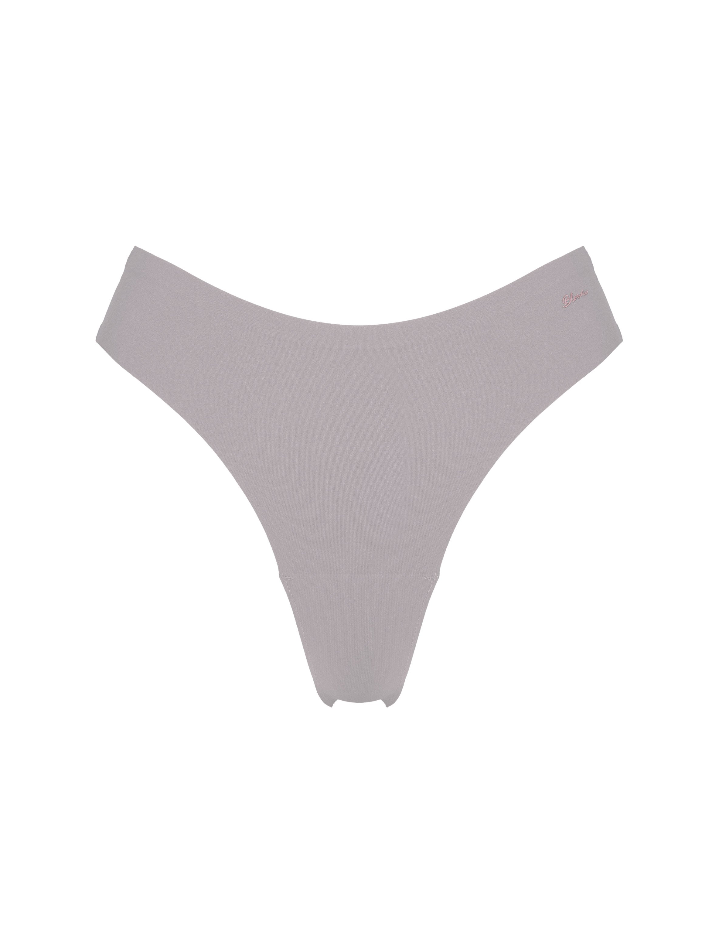NUDE Beige Laser-Cut Thongs - brown
