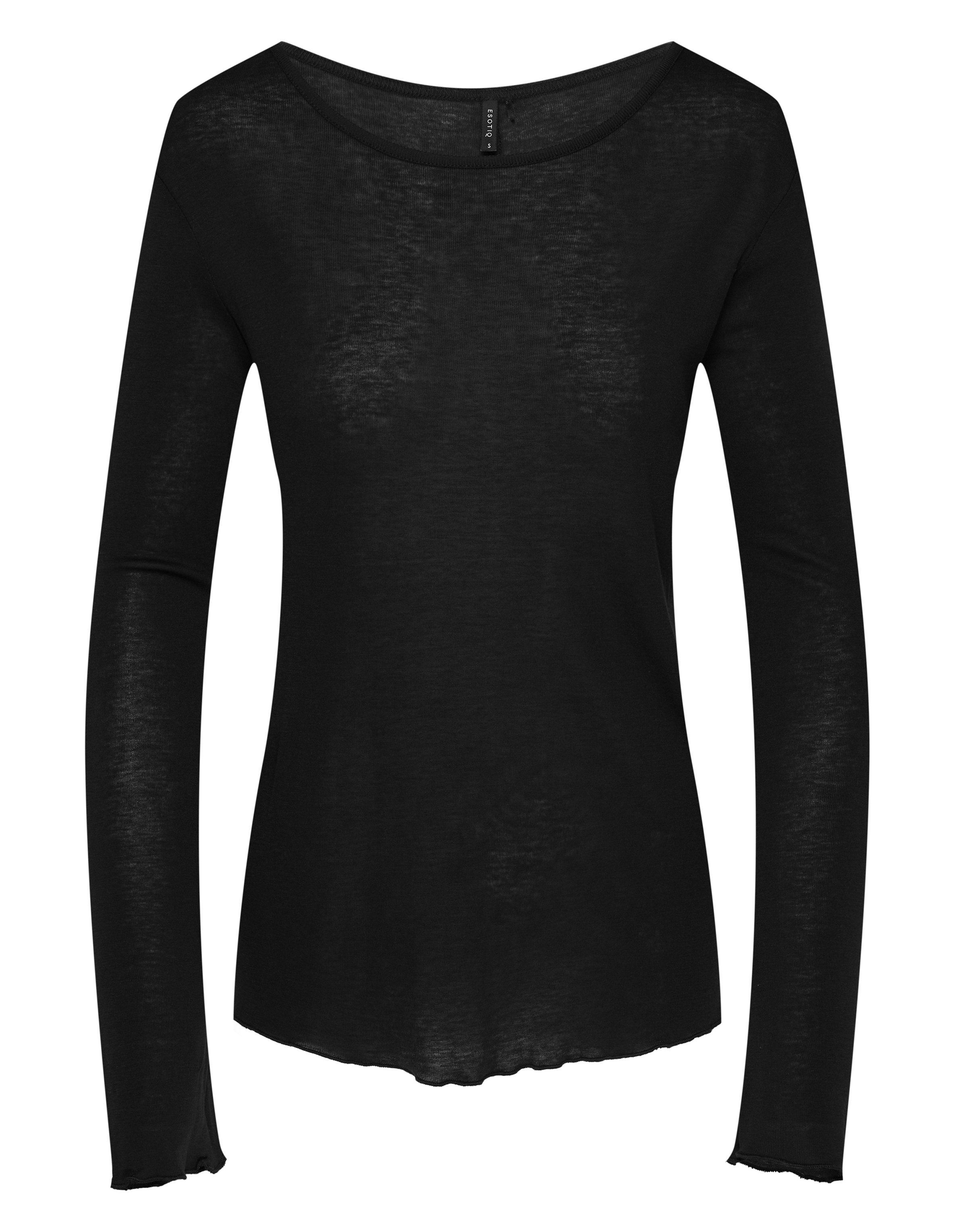 Dark Brown Blouse CLEAN with Lyocell and Wool - brown