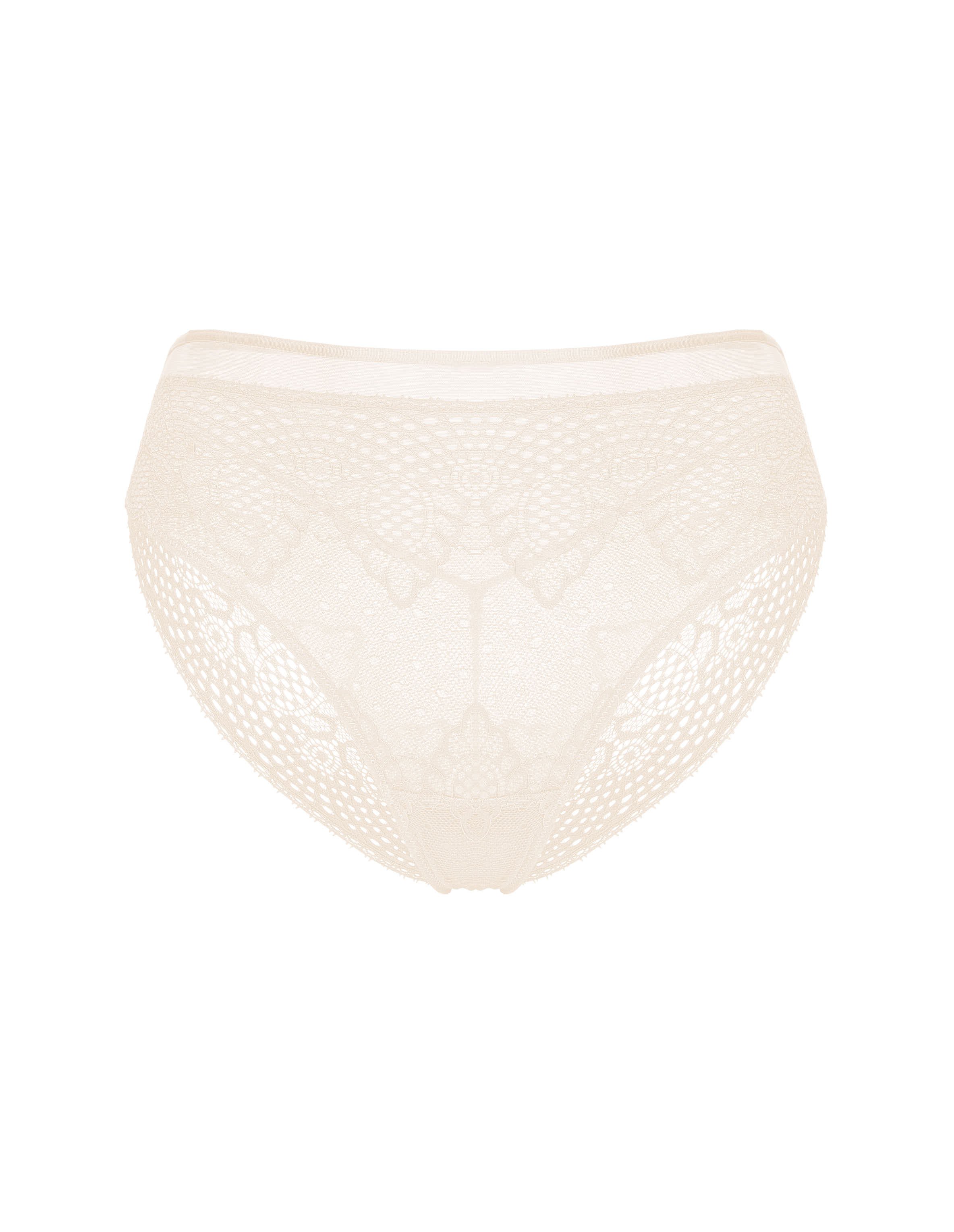 High-Waisted SYBILLA Panties with Elastic Finish - pink