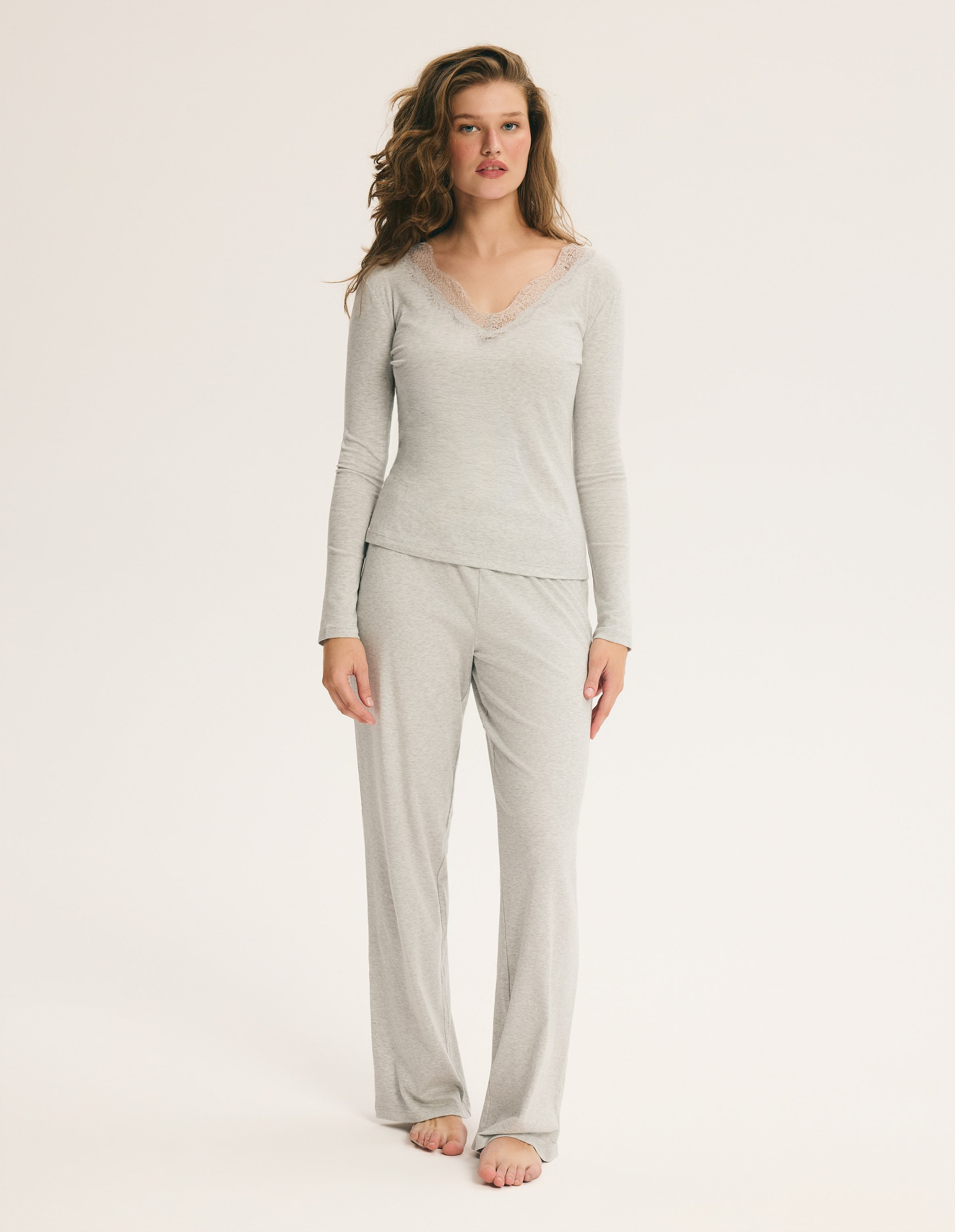 Long Pajamas CRIMSON Premium with Lyocell and Wool 1