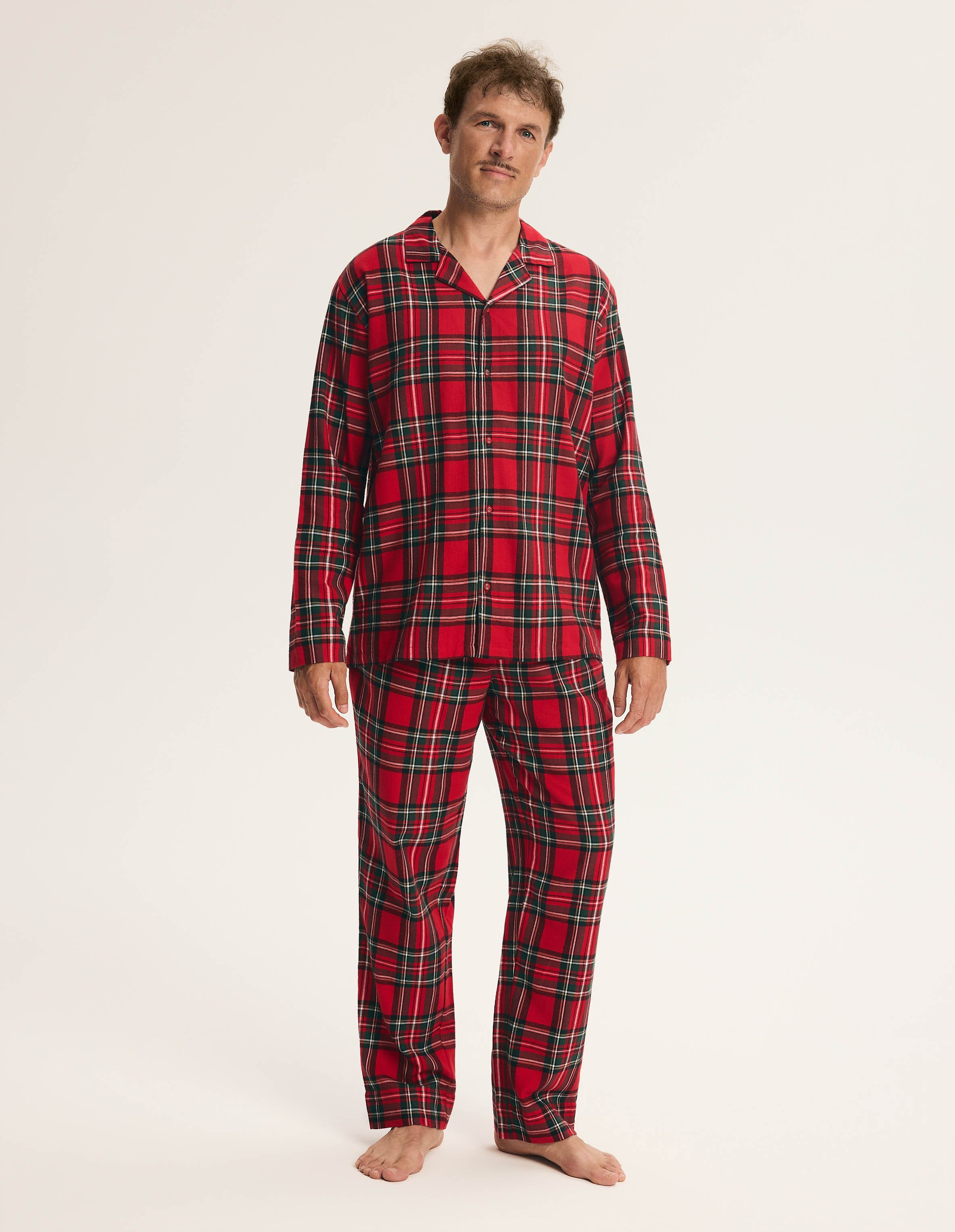Men's Pajamas SCARLETTE in Cotton Flannel 1