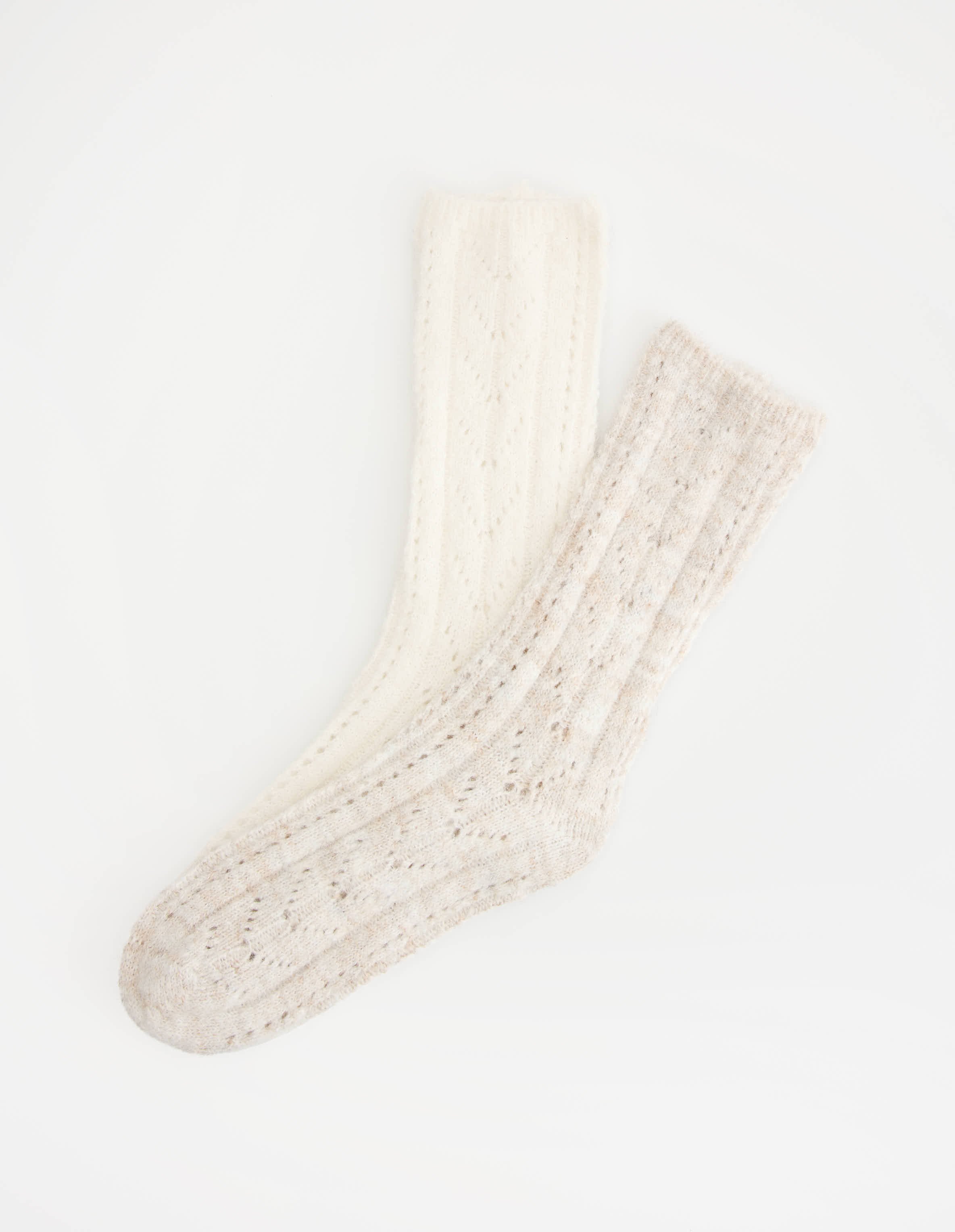 Two-Pack of Premium BEXA Lace Socks with Wool 1