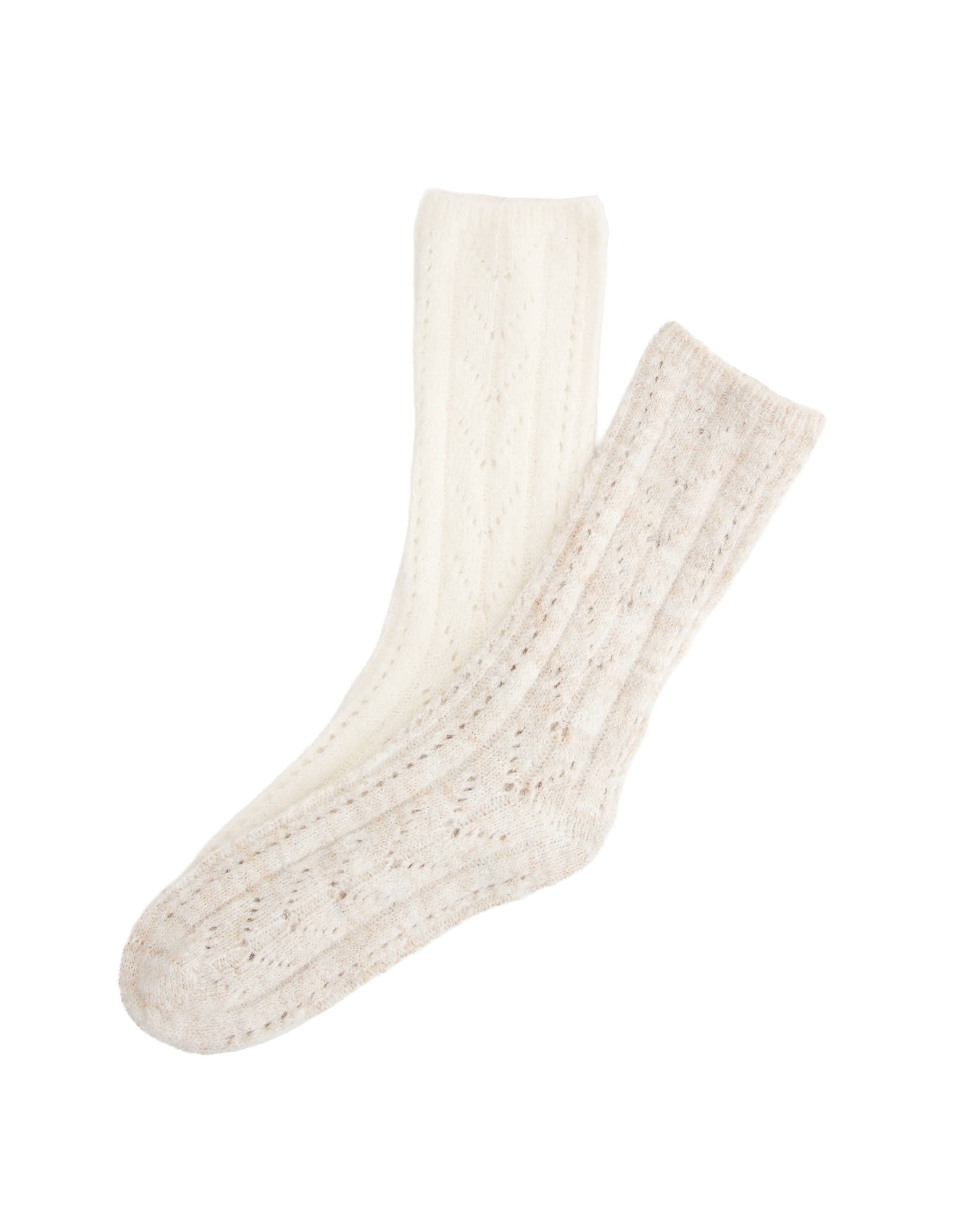 Two-Pack of Premium BEXA Lace Socks with Wool - Multi