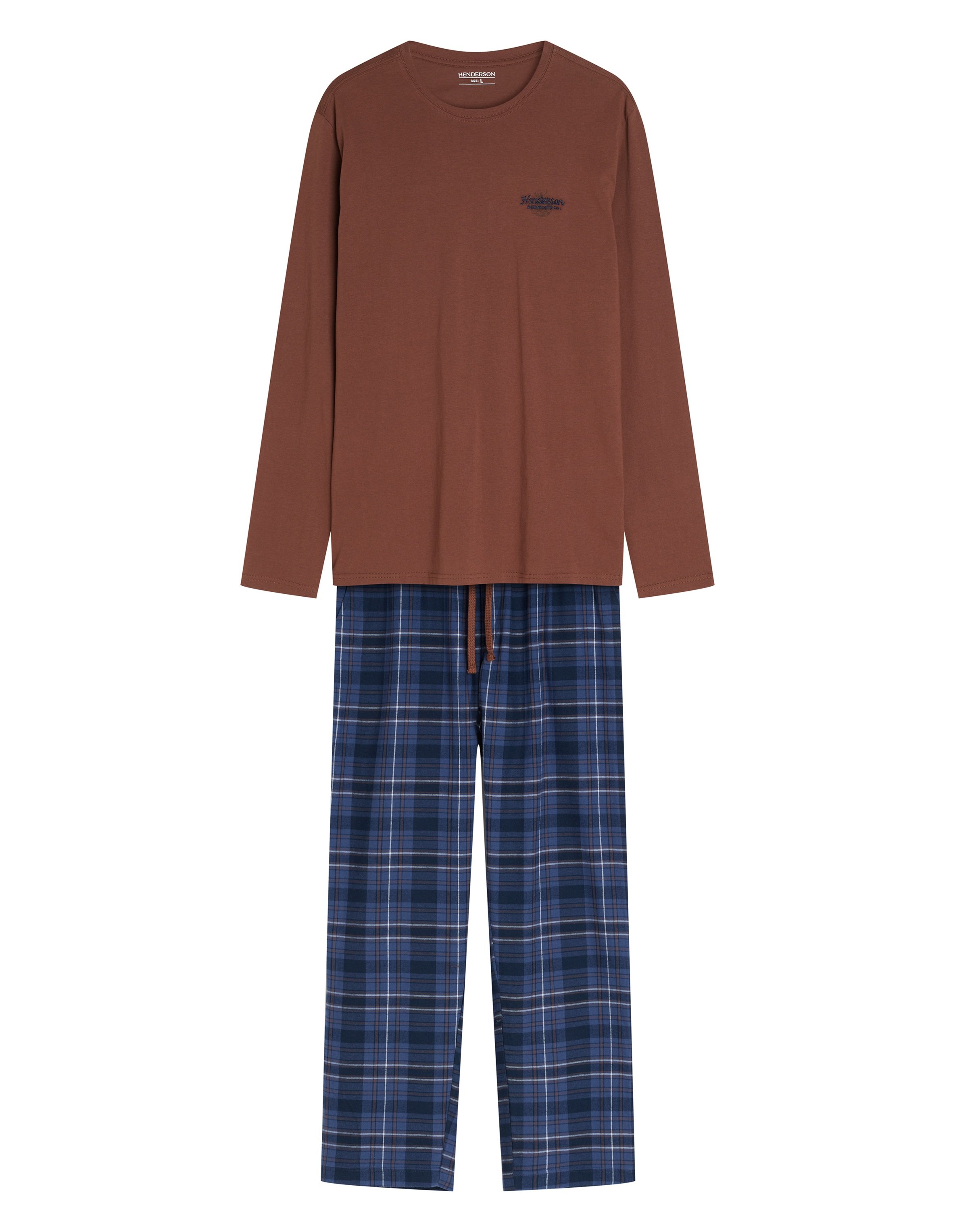 Lange Pyjama IMAGO - Braun