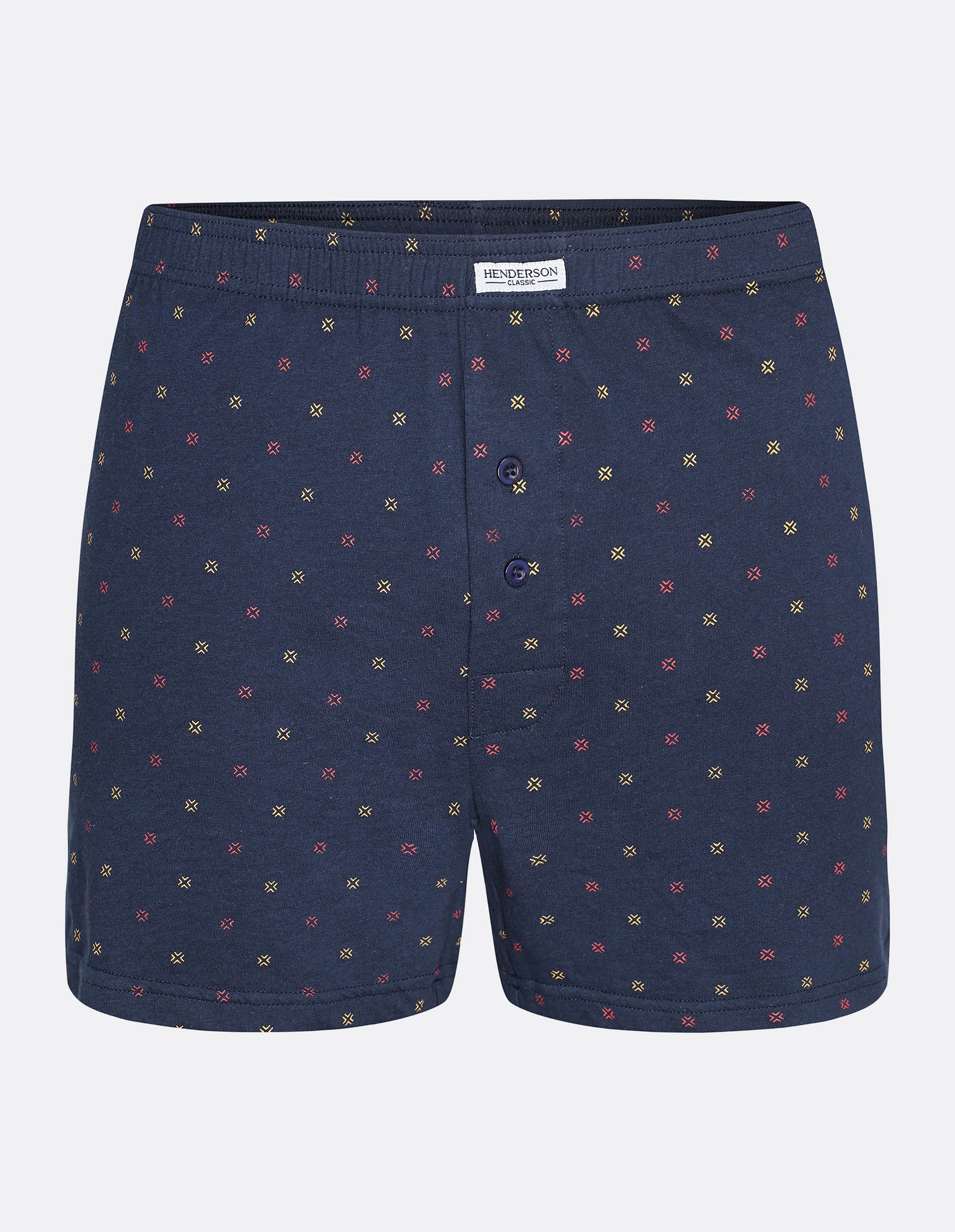 Lockere Boxershorts Classic - Navy-Blau