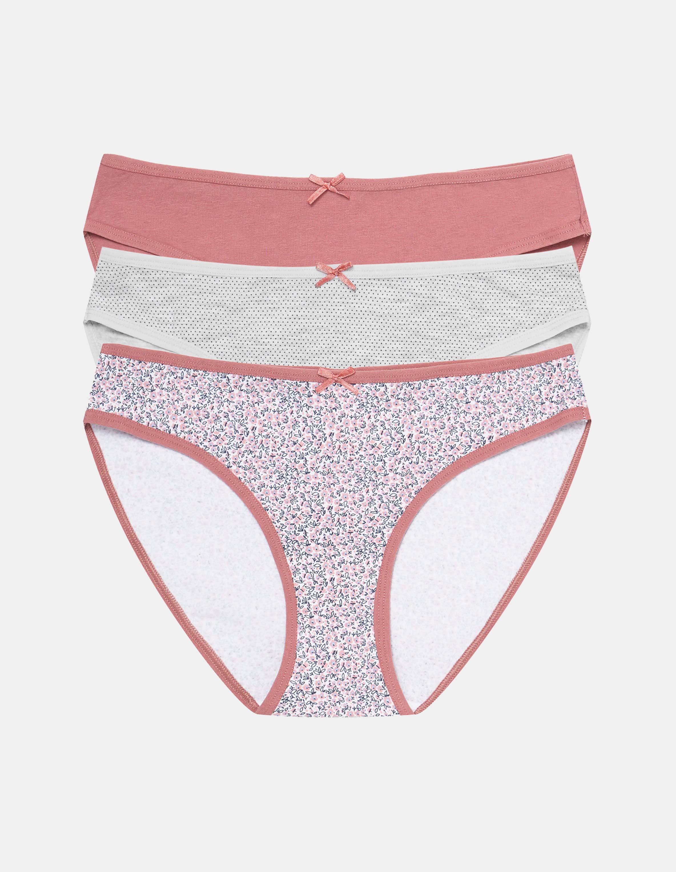 Slip Mi-Mi 3-pak - Rosa