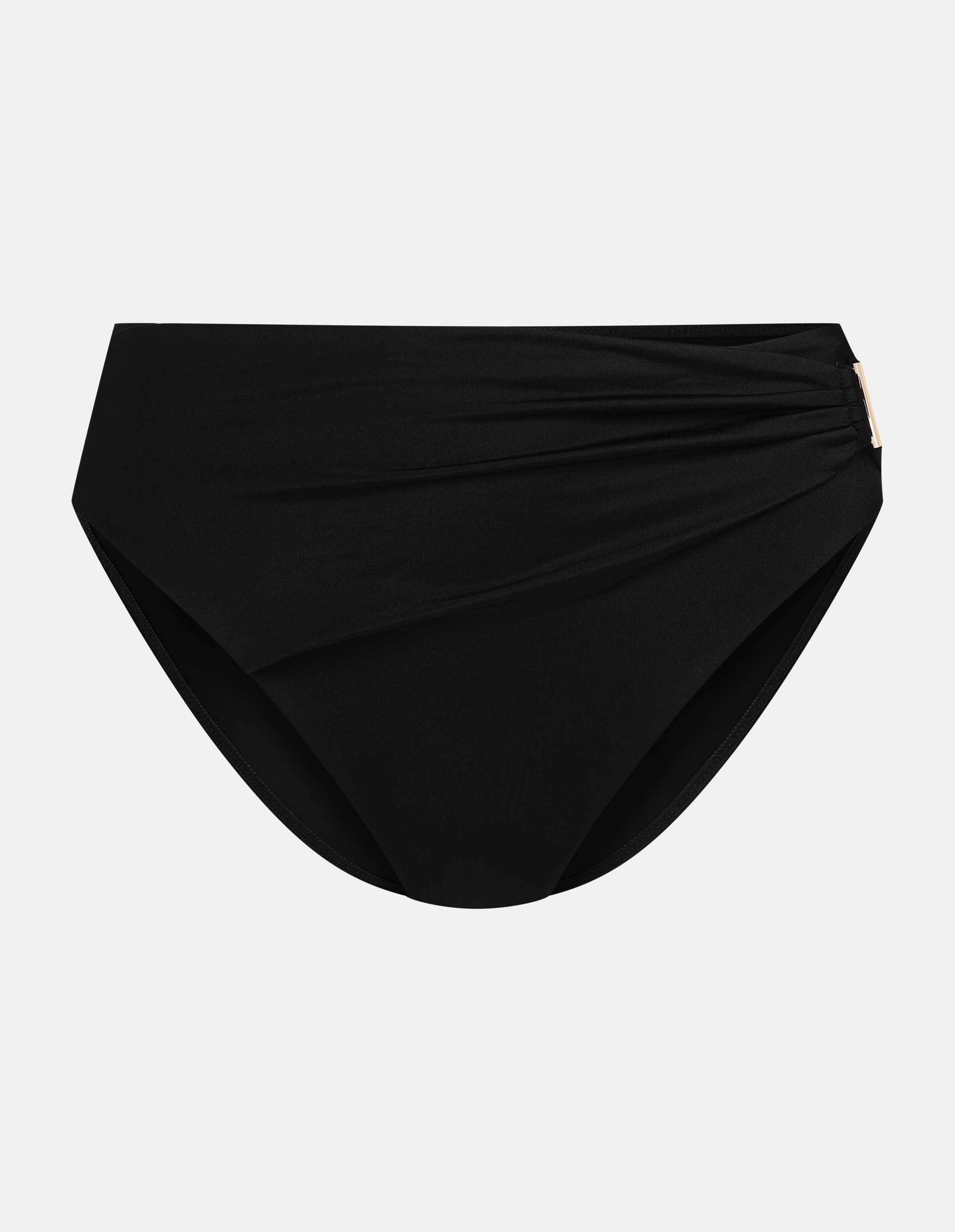 Bikini-Unterteil mit hohem Bund Thea - Schwarz