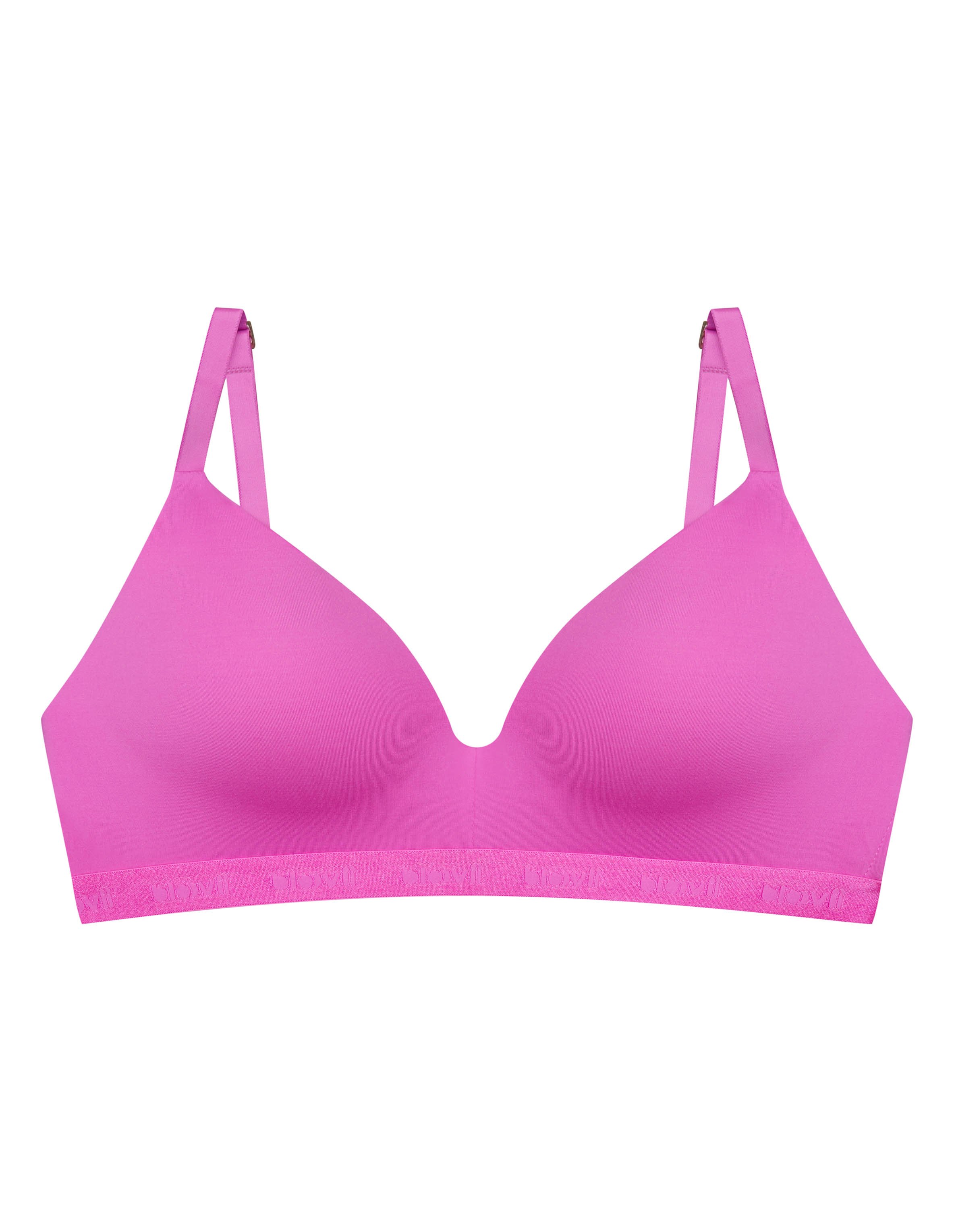 Padded bra Bloovii Lellow - pink