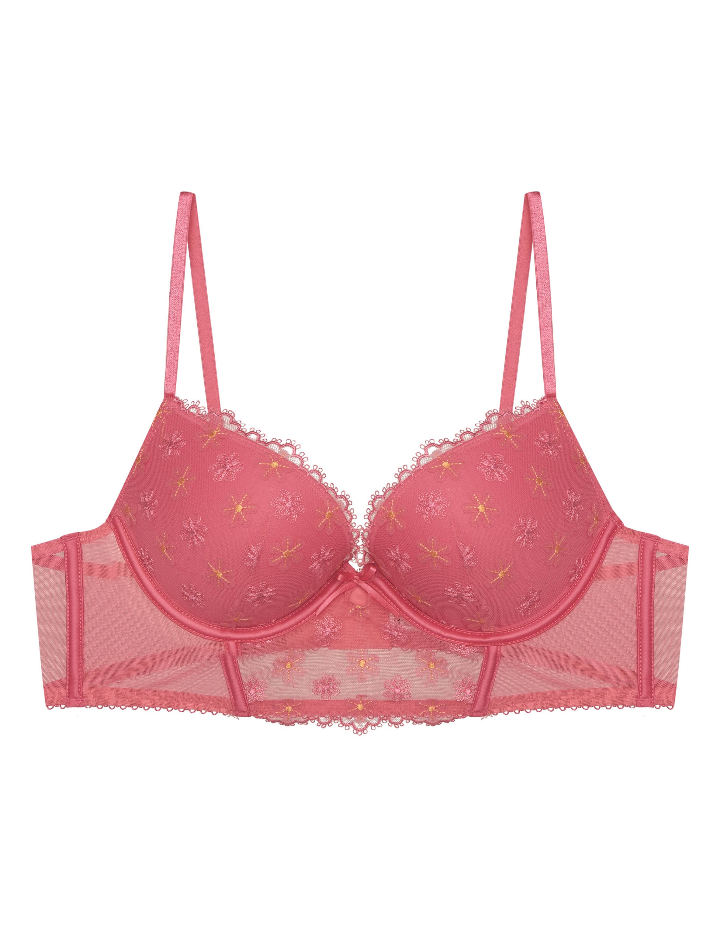 Push-up bra Bloomy - pink