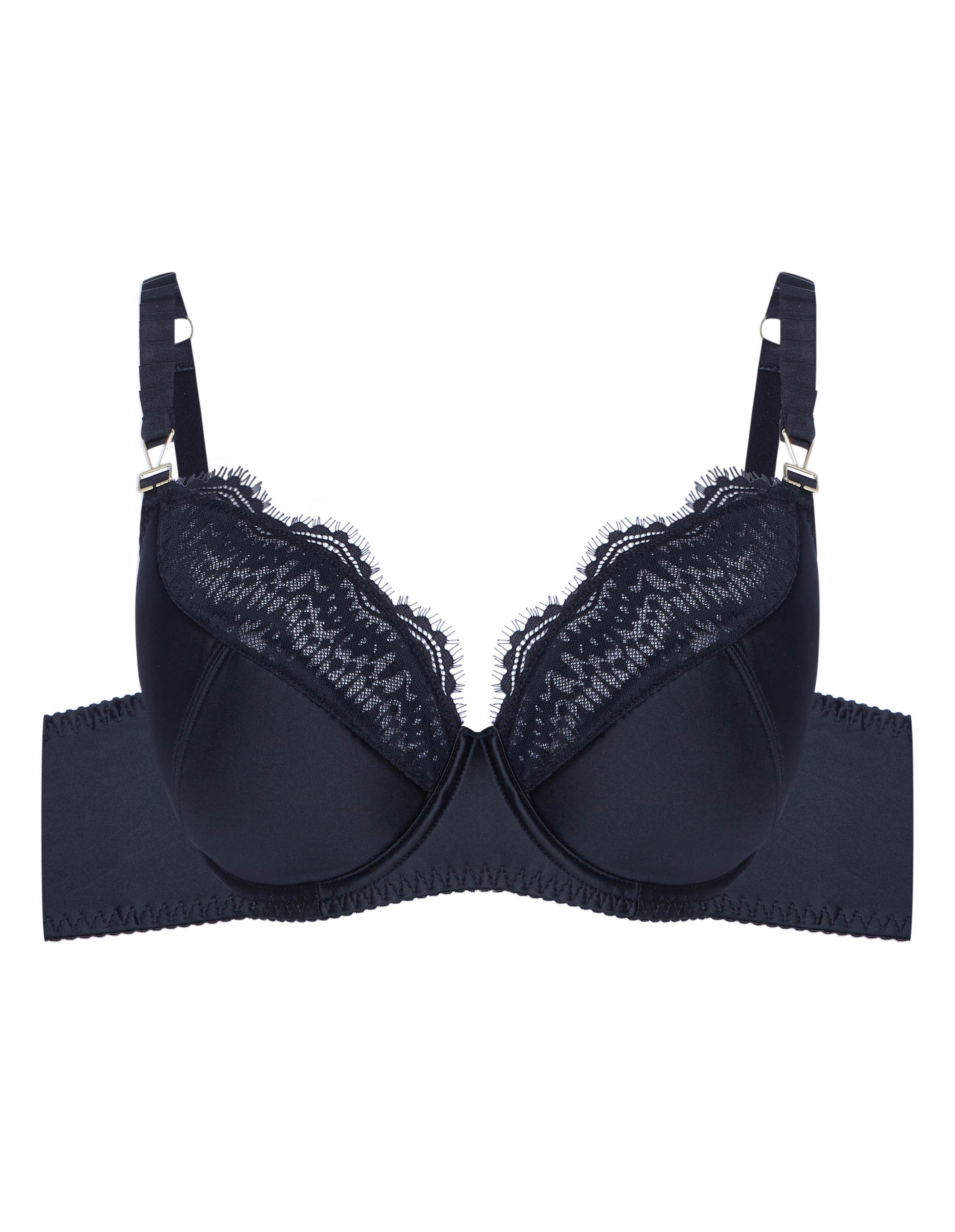 Semi-padded bra Brillant - Black