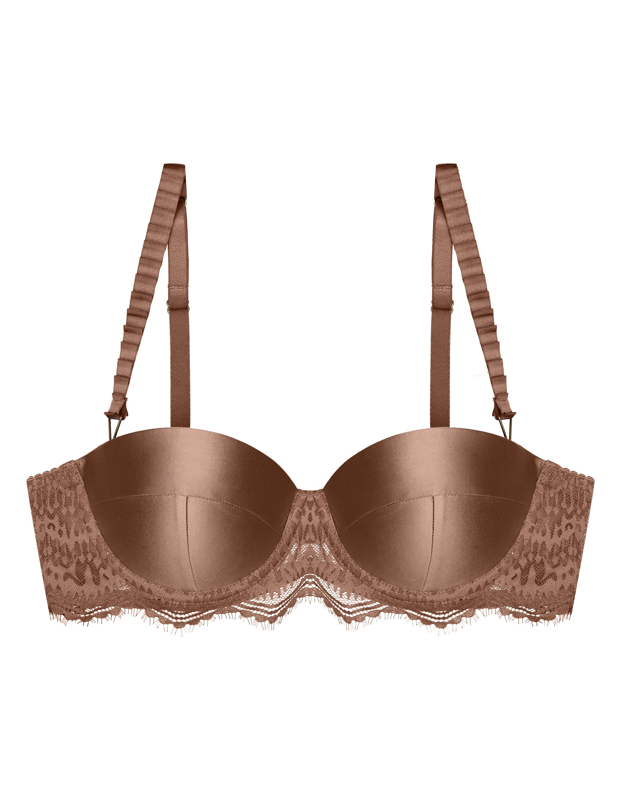Push-up bra Brillant - brown