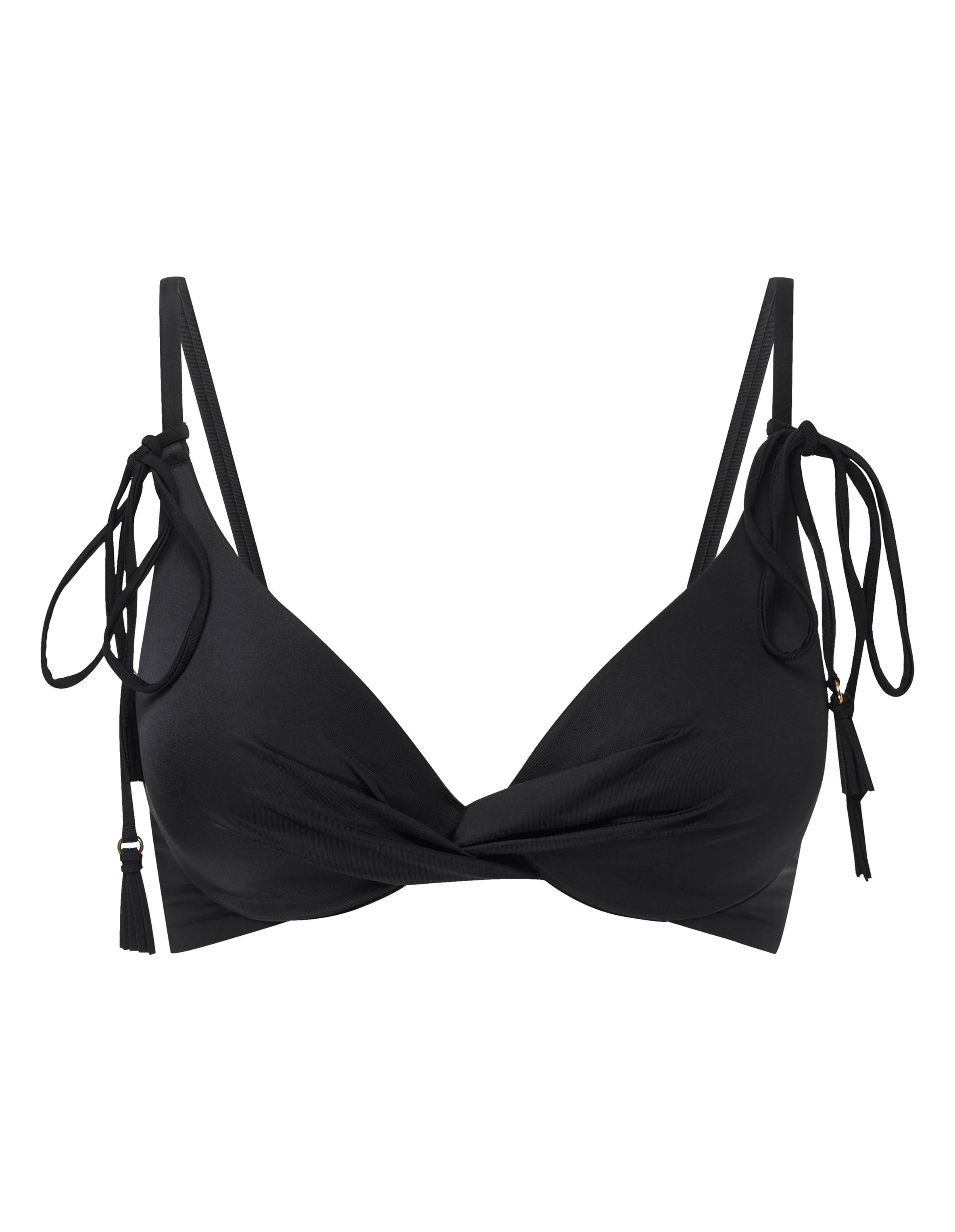 Gepolstertes Bikini-Oberteil Zibraz Eva Minge x Esotiq - Schwarz