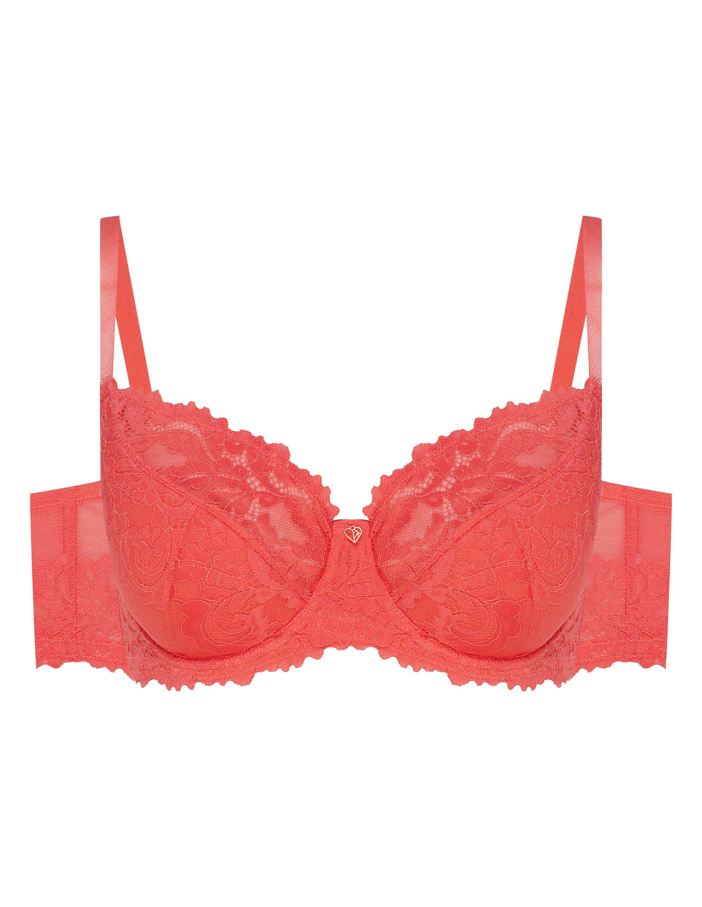 Semi-padded bra Lynn - Orange