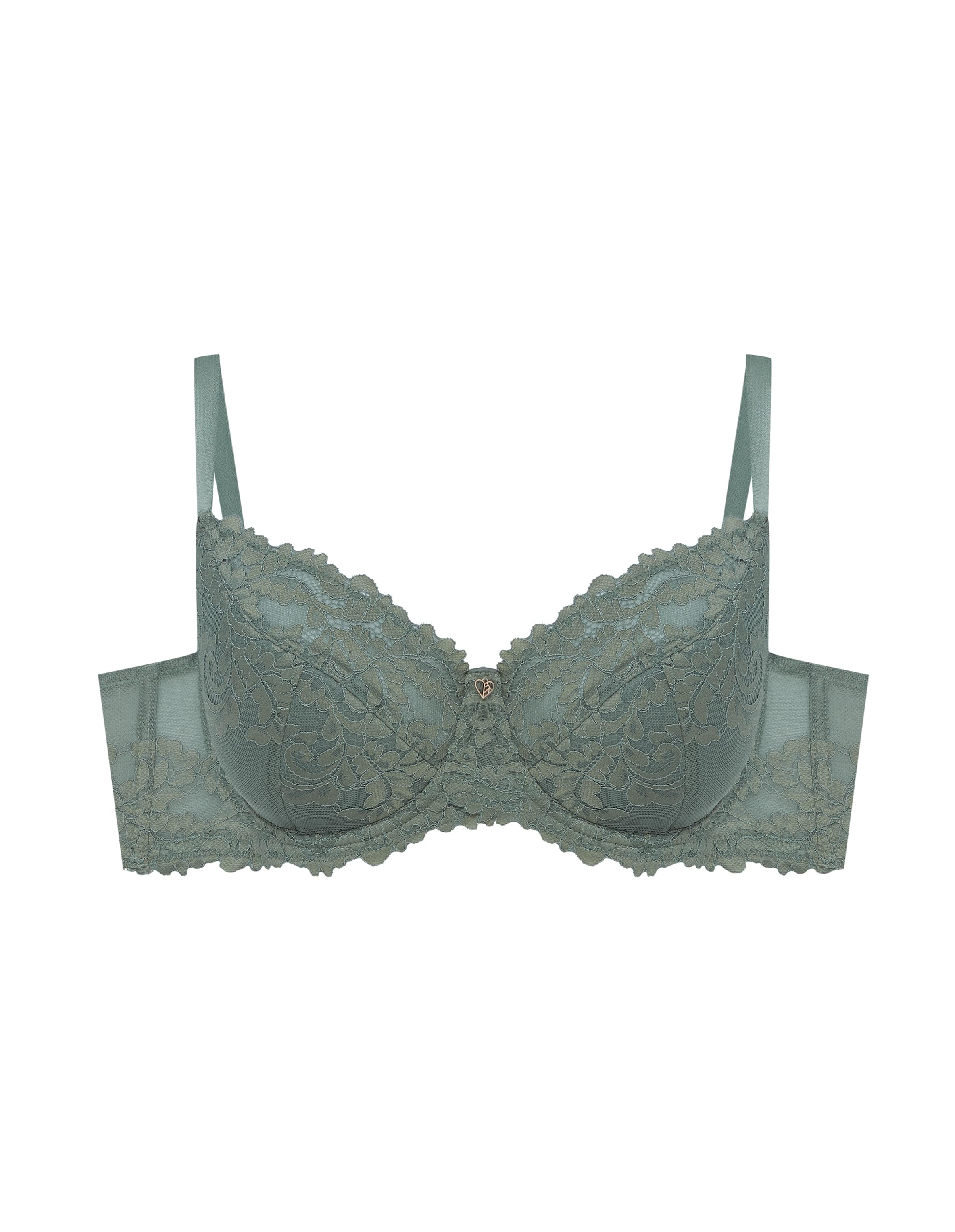 Semi-padded bra Lynn - Green