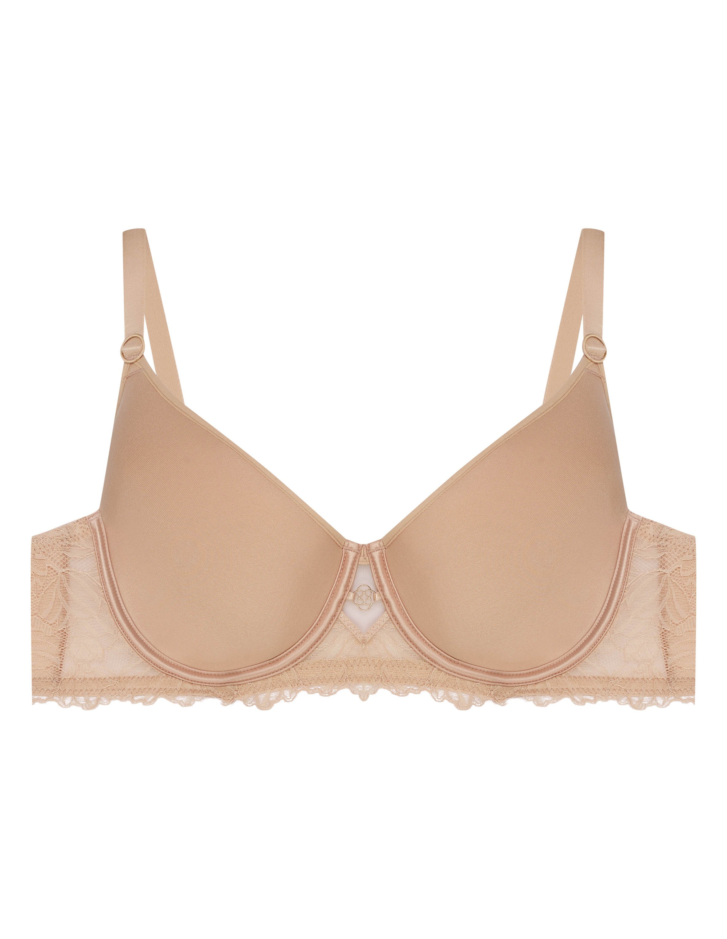 Padded bra Briana - brown