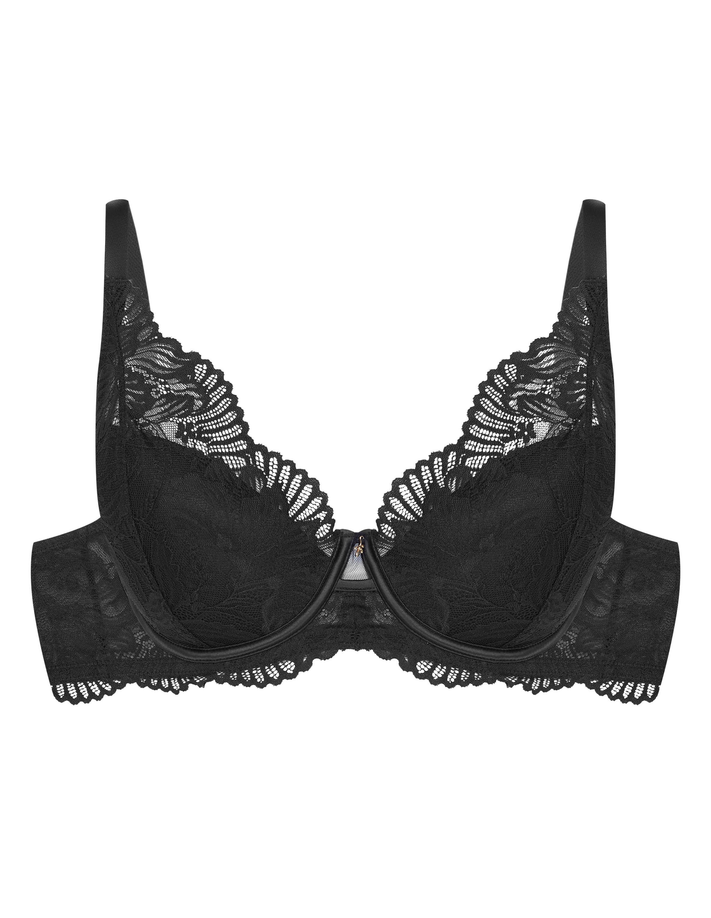 Padded bra Blueberry - Black