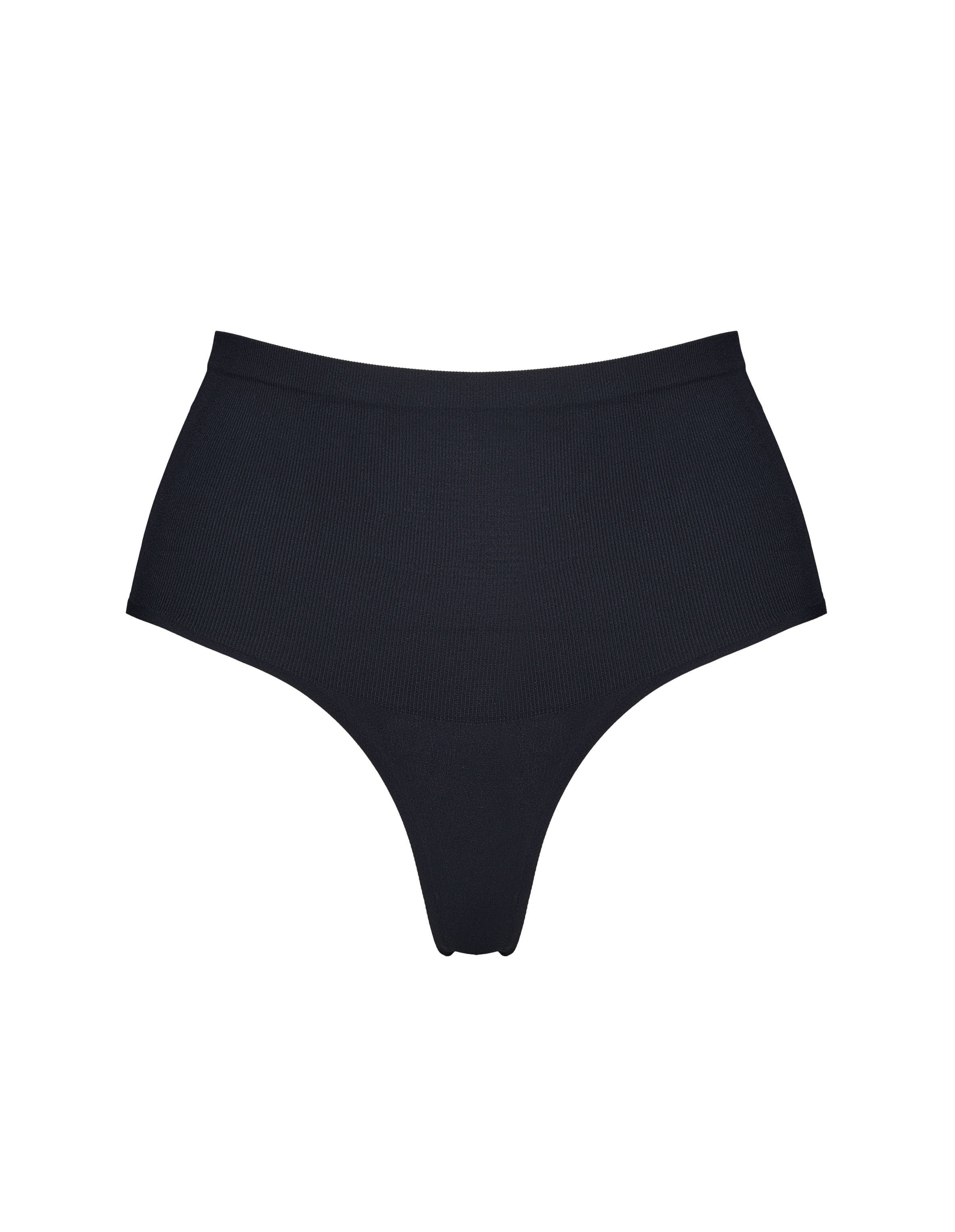 Seamless Thongs - Black