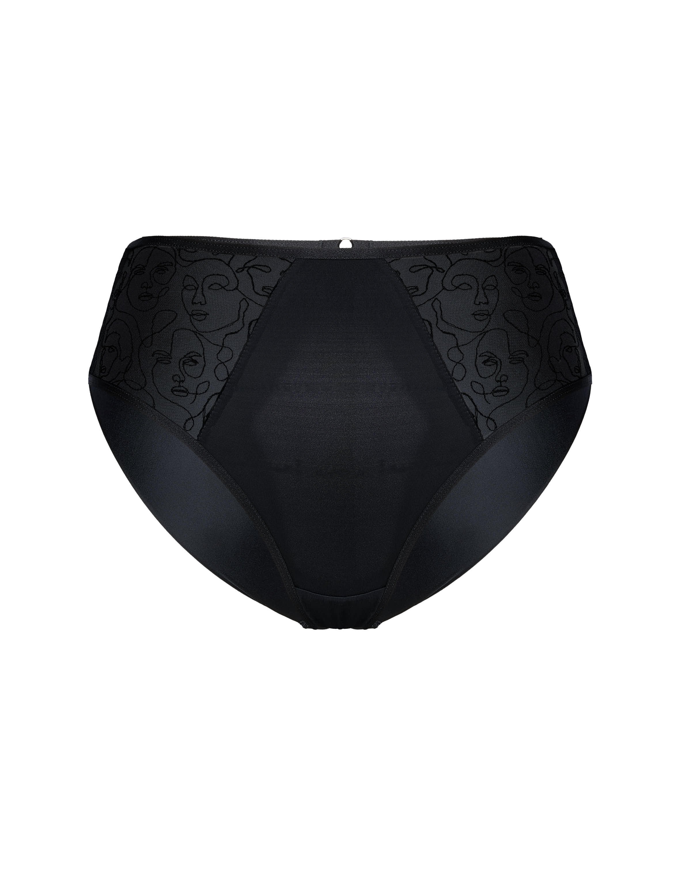 High-Waisted Panties Georgia - Black