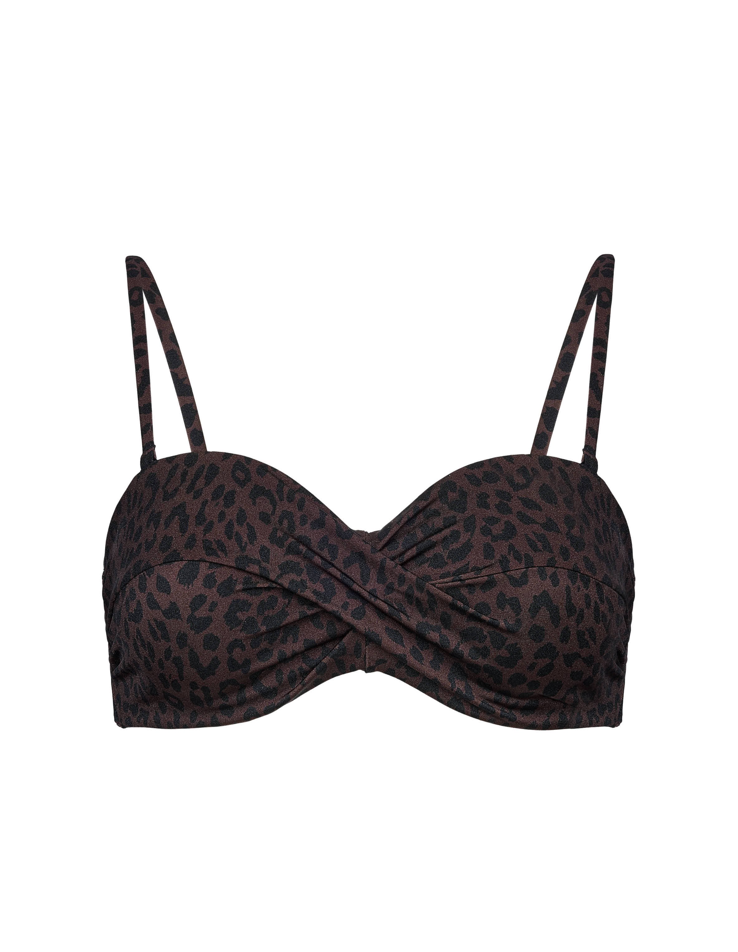 Push-Up Bikini Top Base - brown