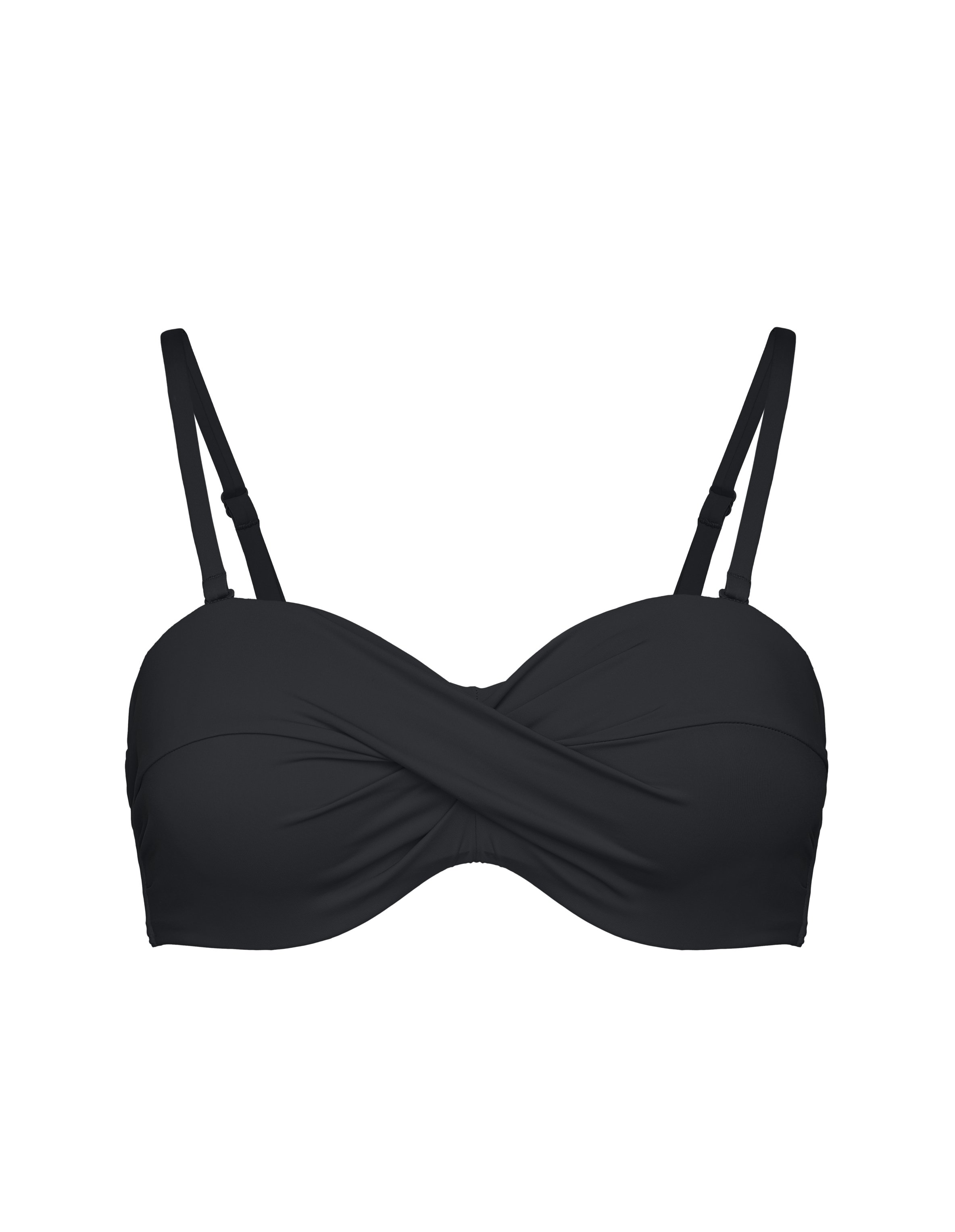 Push-Up Bikini Top Base - Black