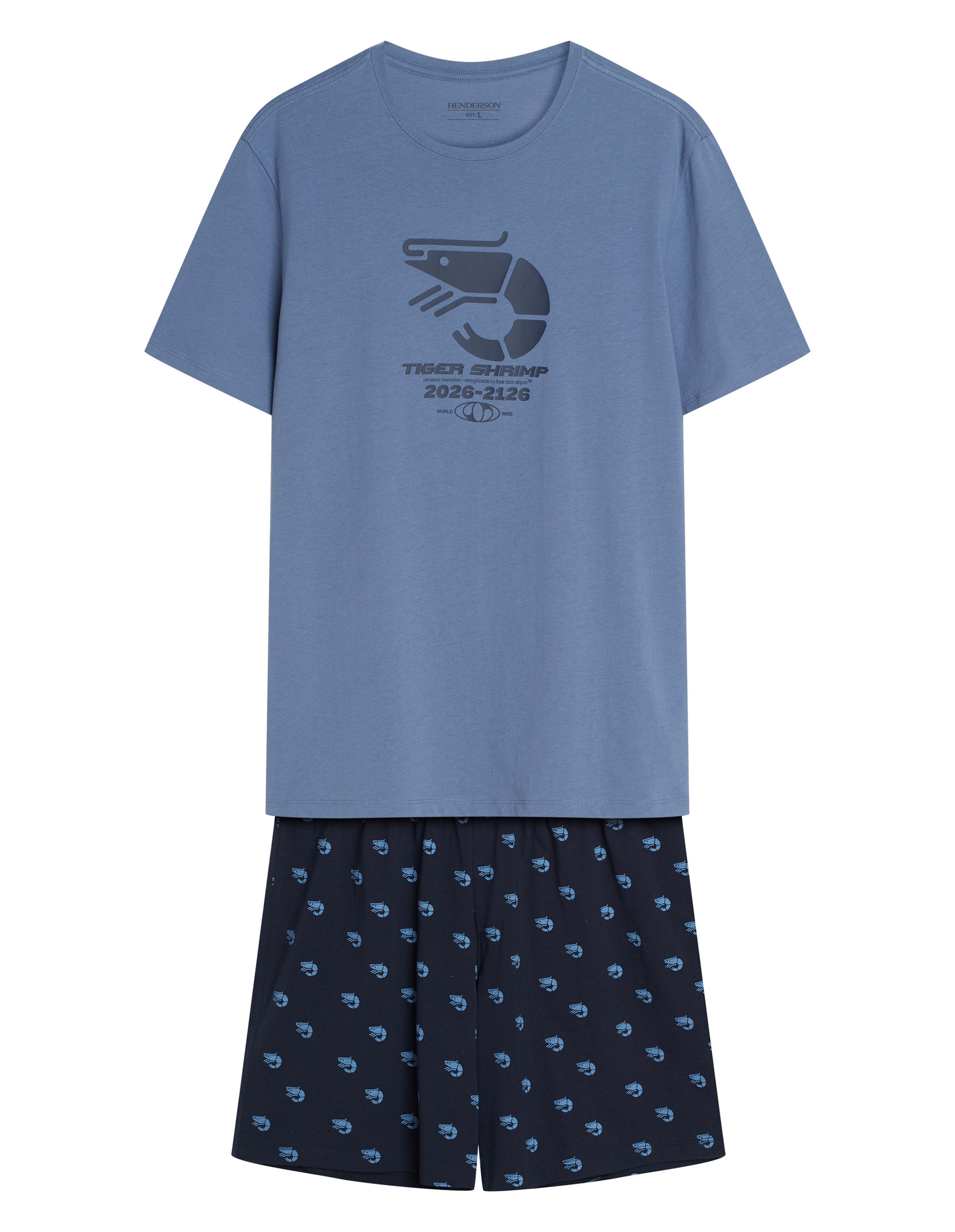 Pyjama Brad - Blau