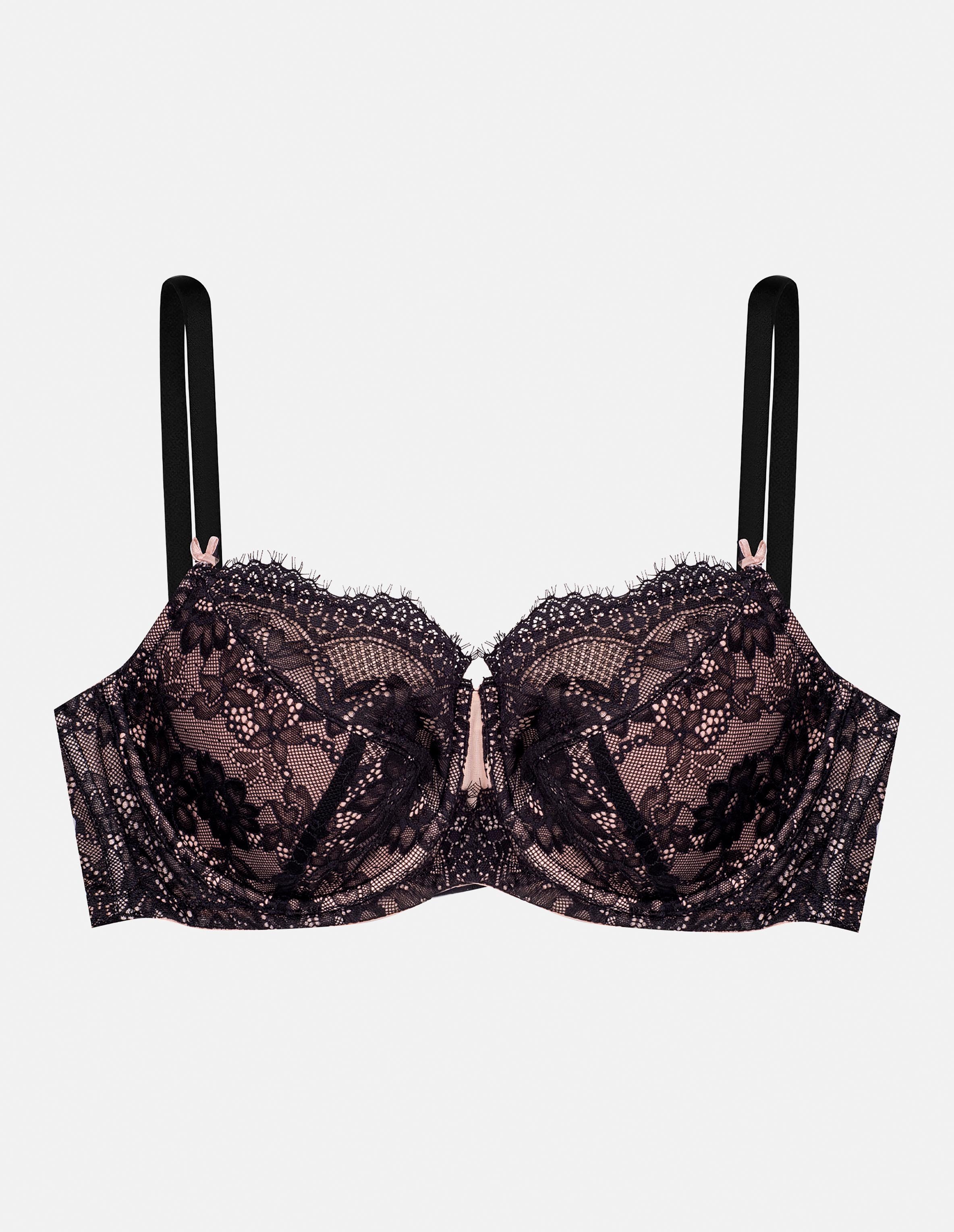 Semi-padded bra Kitty - Black