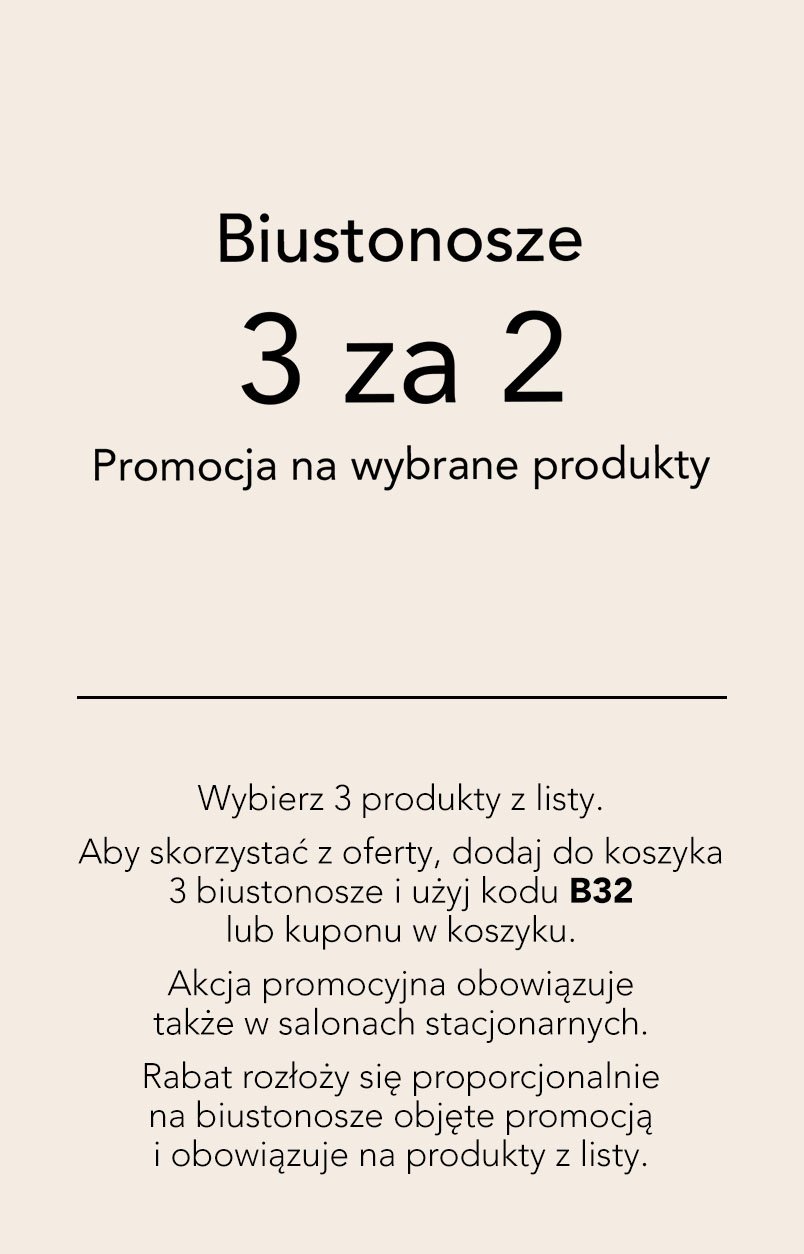 ESOTIQ PL PRZEKŁADKA MAŁA biustonosze 3za2