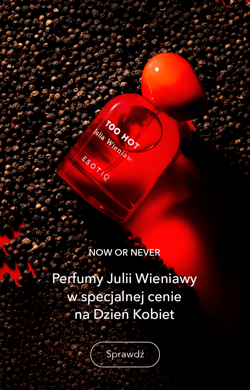 ESOTIQ PL przekładka mała perfumy wieniawy promo z buttonem