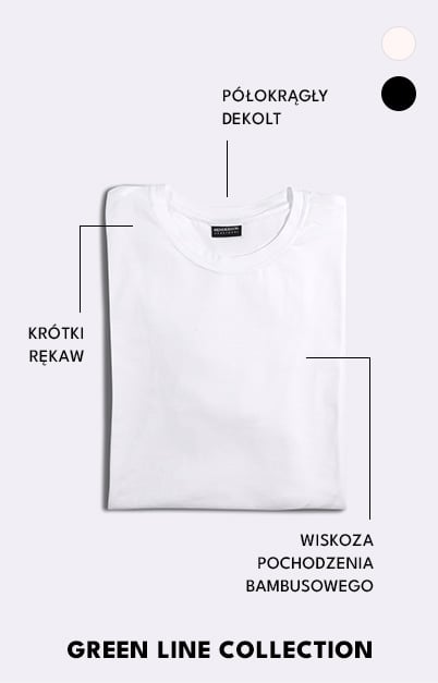 przekładka HEN mała Złożona koszulka biała