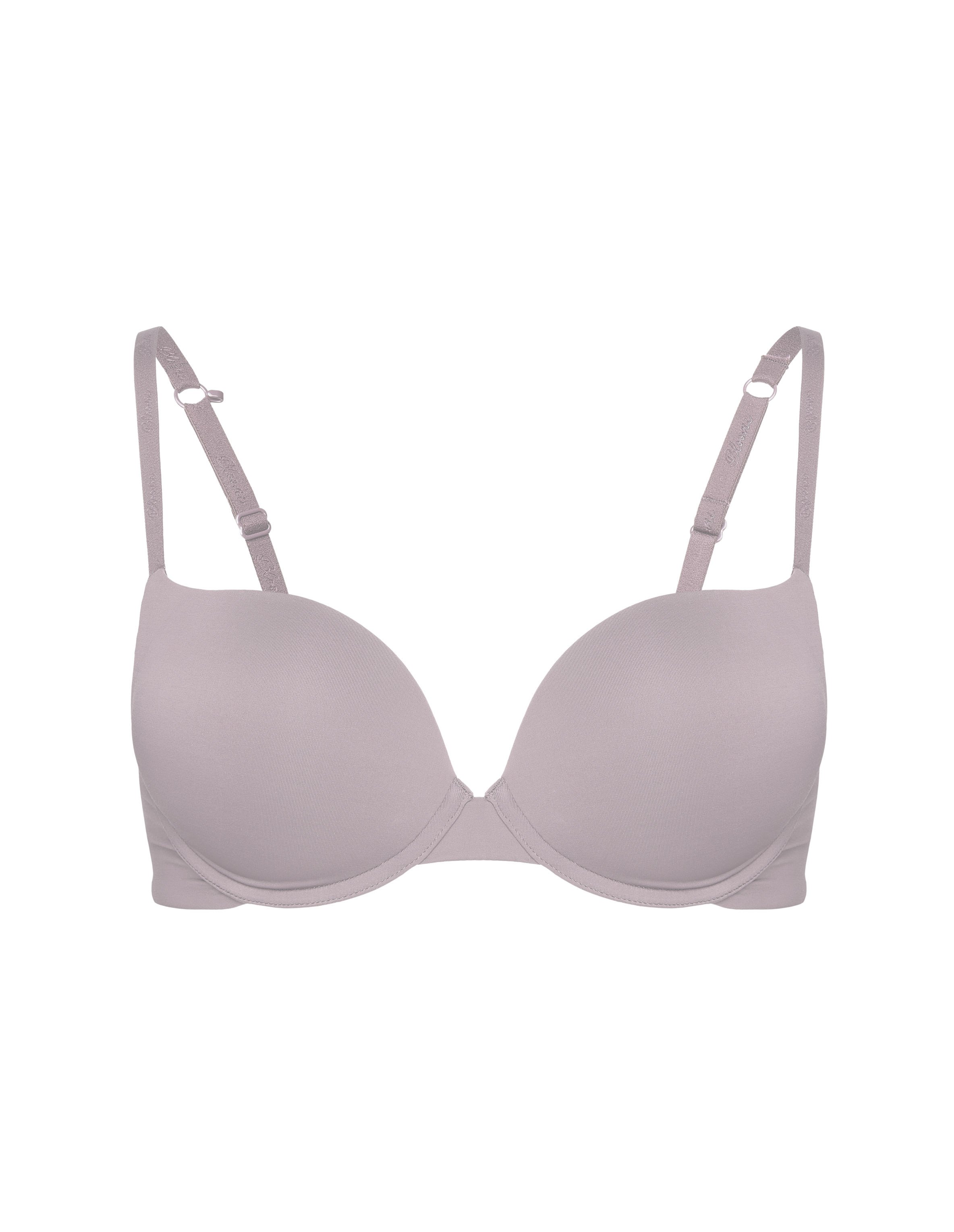 Super Push-Up Nude Bra Beige Under T-Shirt