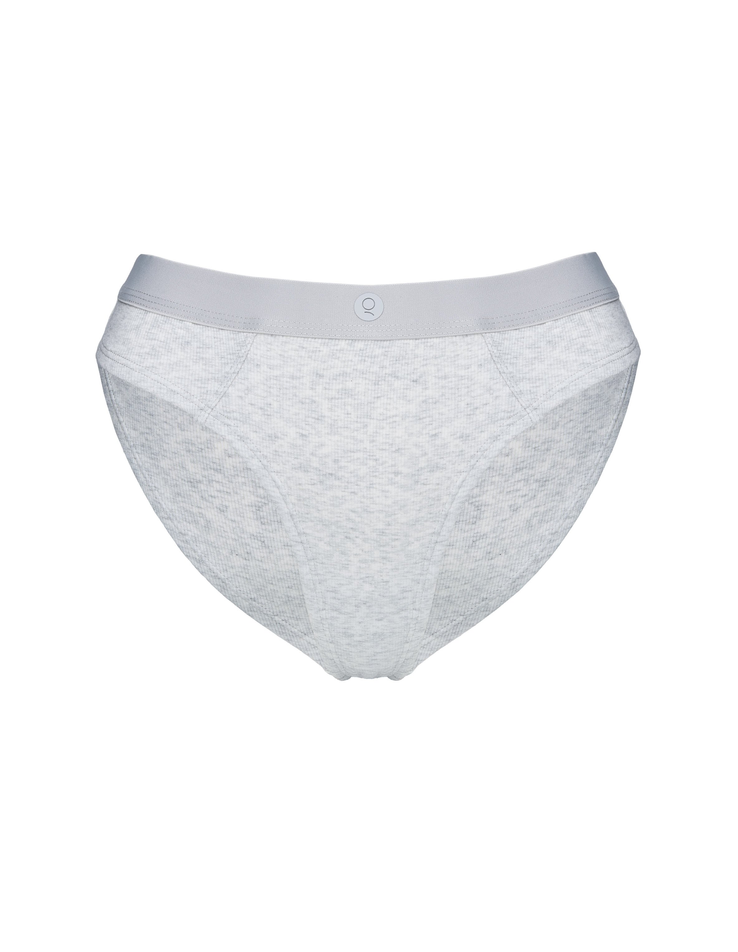 Ribbed Recovery Briefs with Decorative Elastic 1