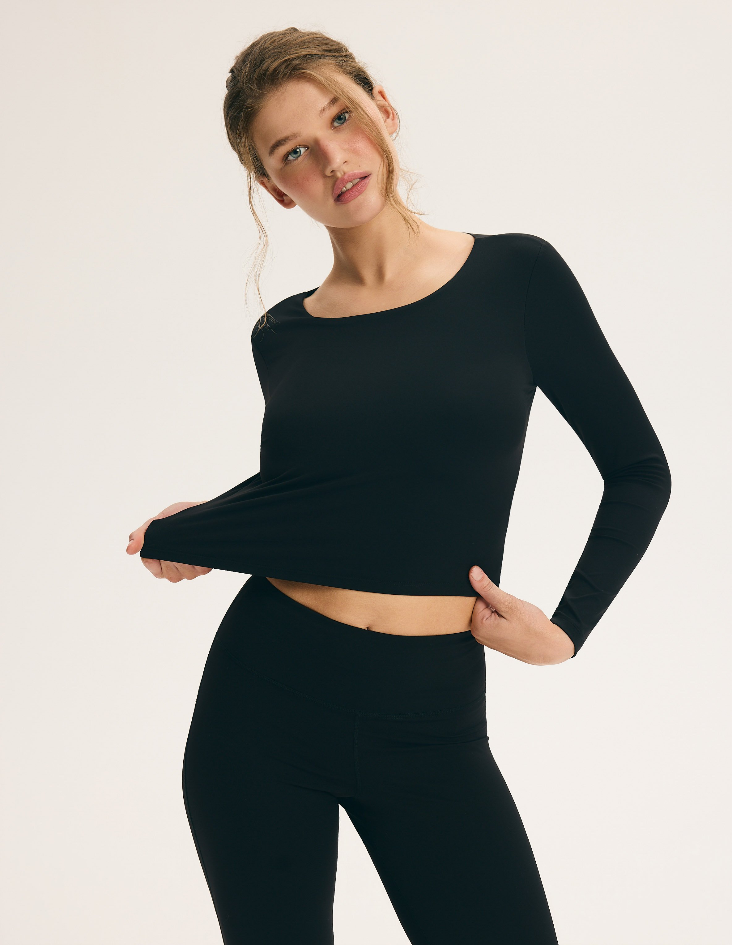 Bare Back Sports Top with Back Cutout 1
