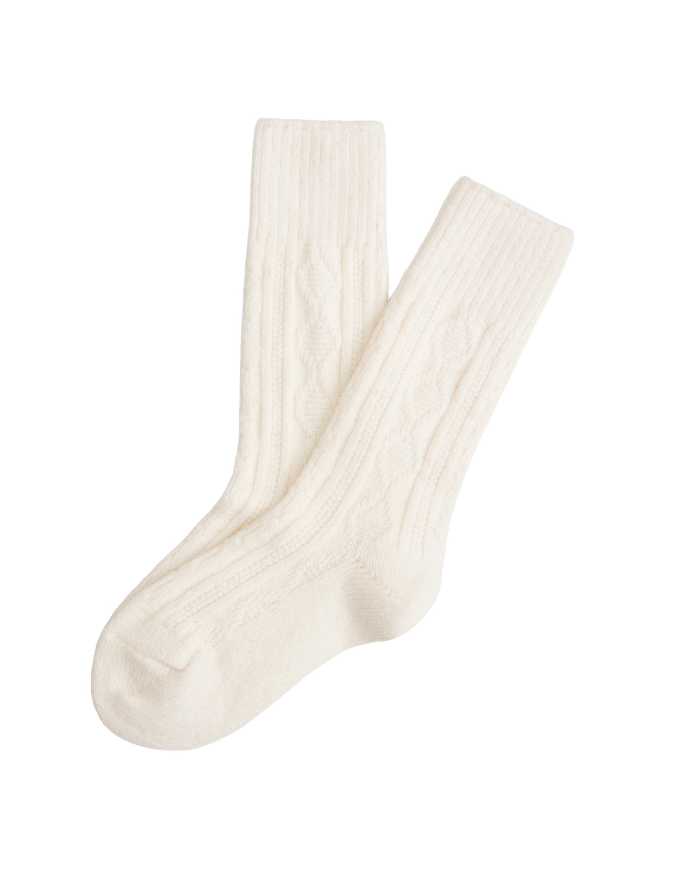 Winter Premium Socks BREAN with Wool and Cable Knit