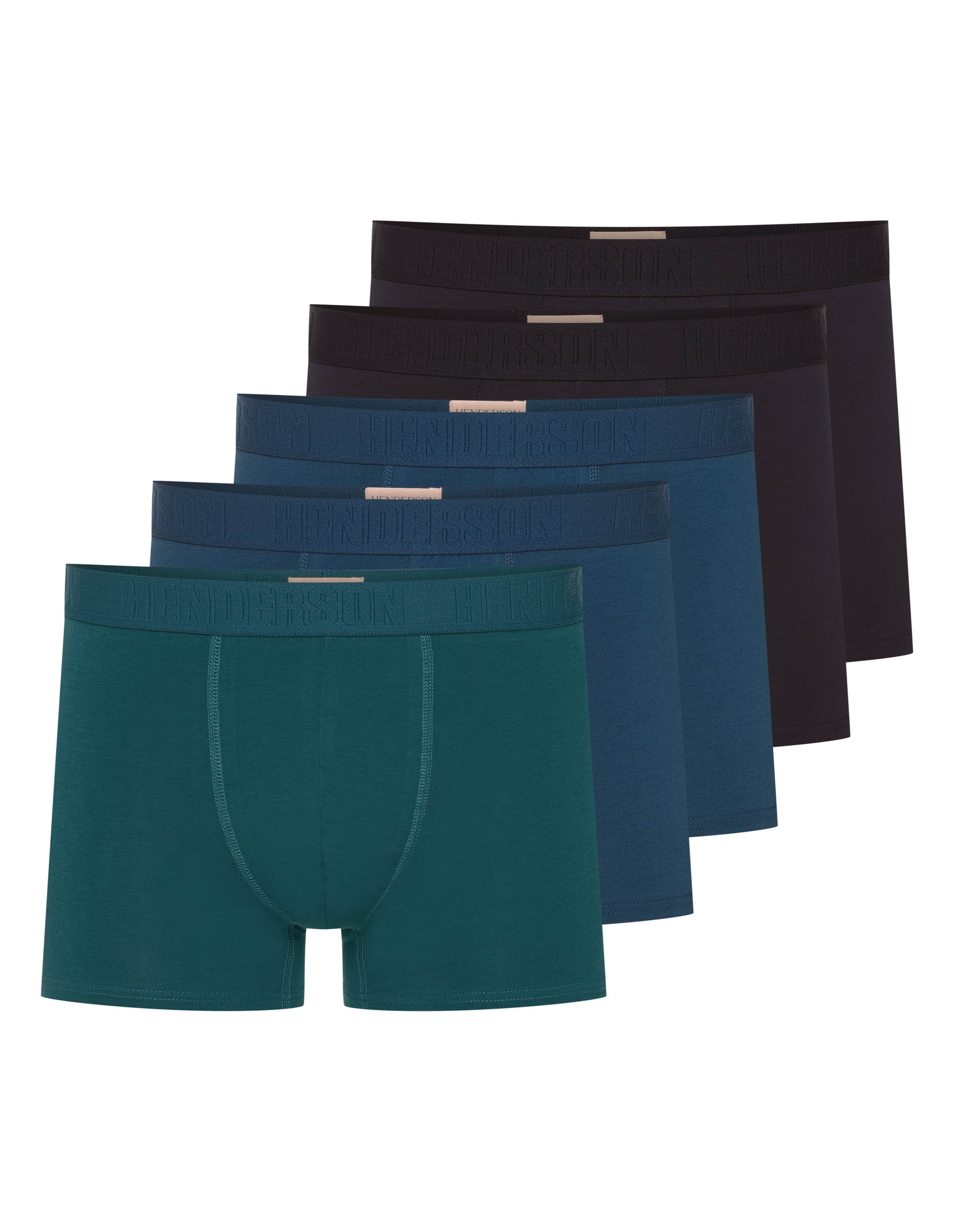 Boxers with longer legs Solid 5-pack