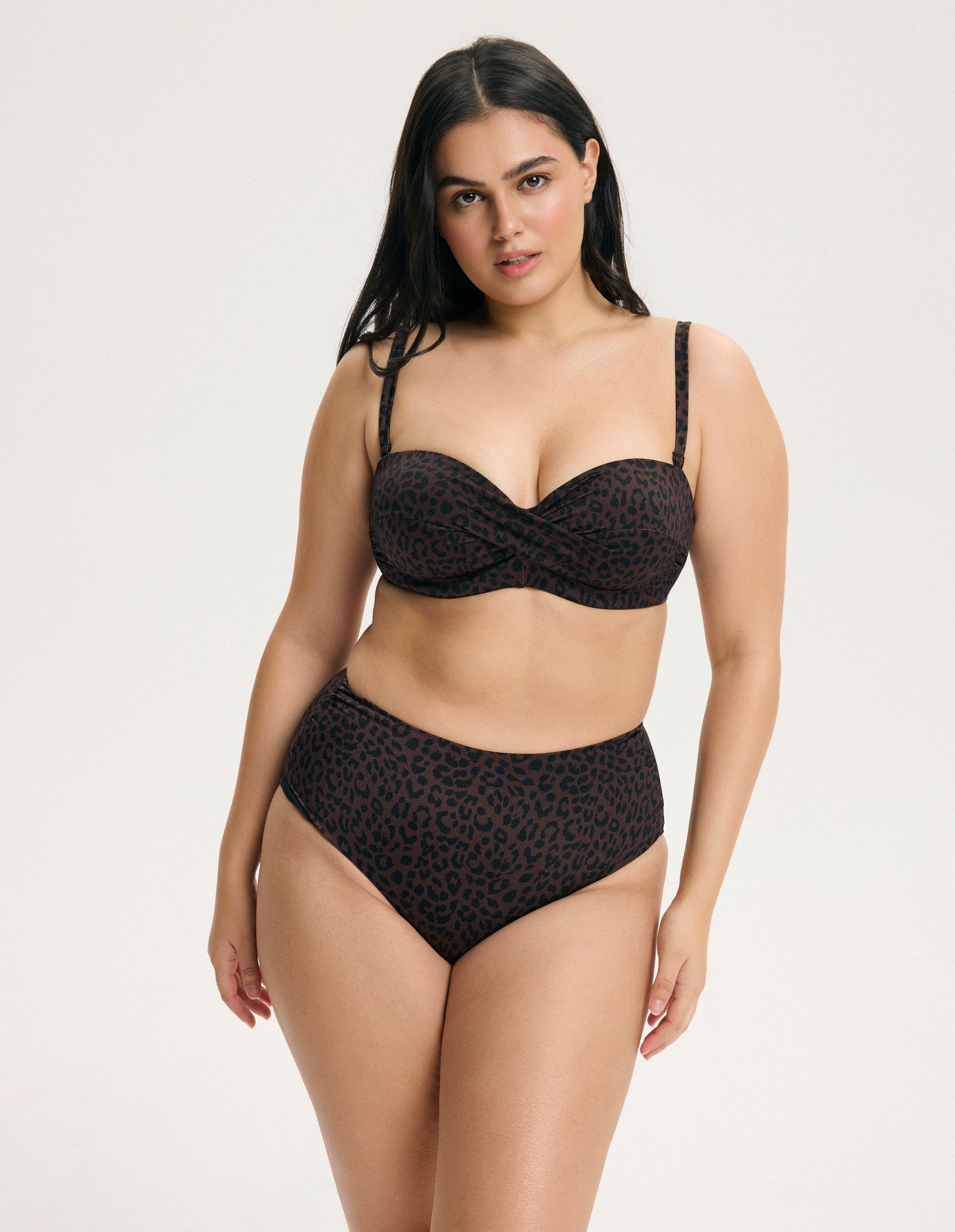 Góra od bikini bandeau na większy biust Base 1
