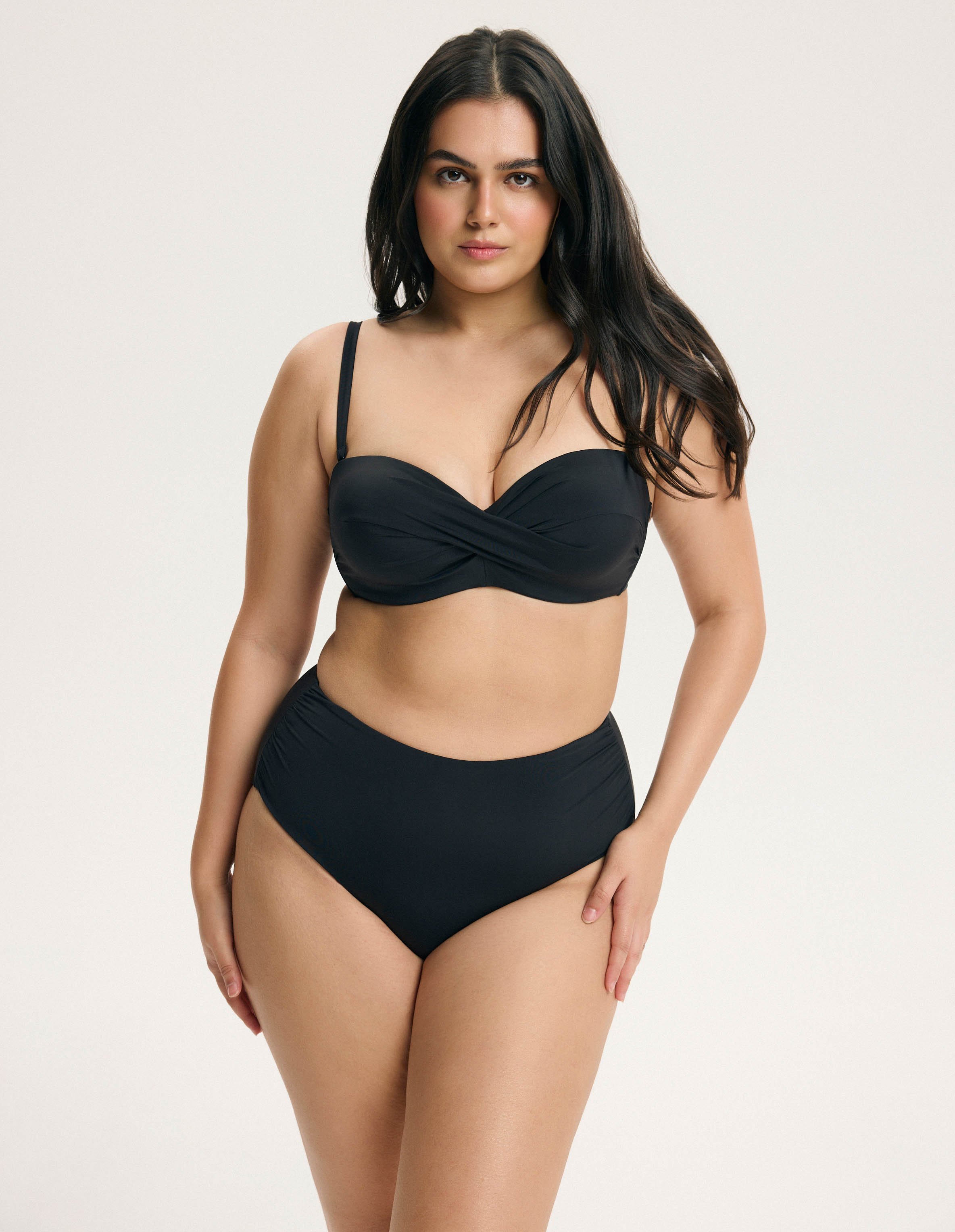 Góra od bikini bandeau na większy biust Base 1