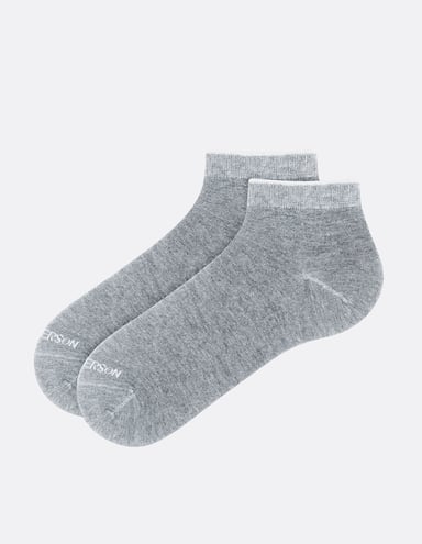 Short socks made of bamboo viscose - light-grey