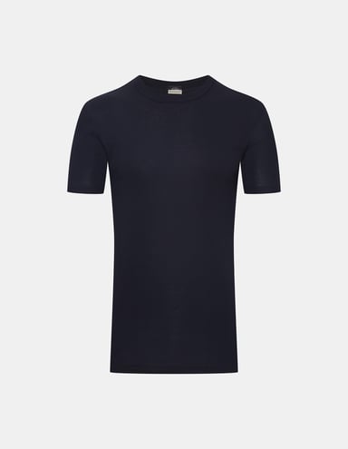 T-shirt z Bawełny - czarny