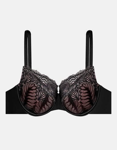 Semi-padded bra Isabelle - Black