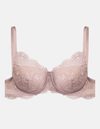 Push-up bra Identity - brown