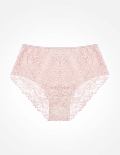 High-waisted briefs Idylla - Beige
