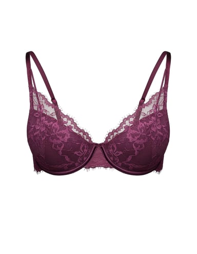 Push-up bra Cloe - maroon